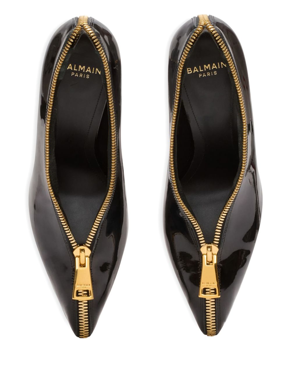 Pointed-Toe Heels with Sculptural Wedge