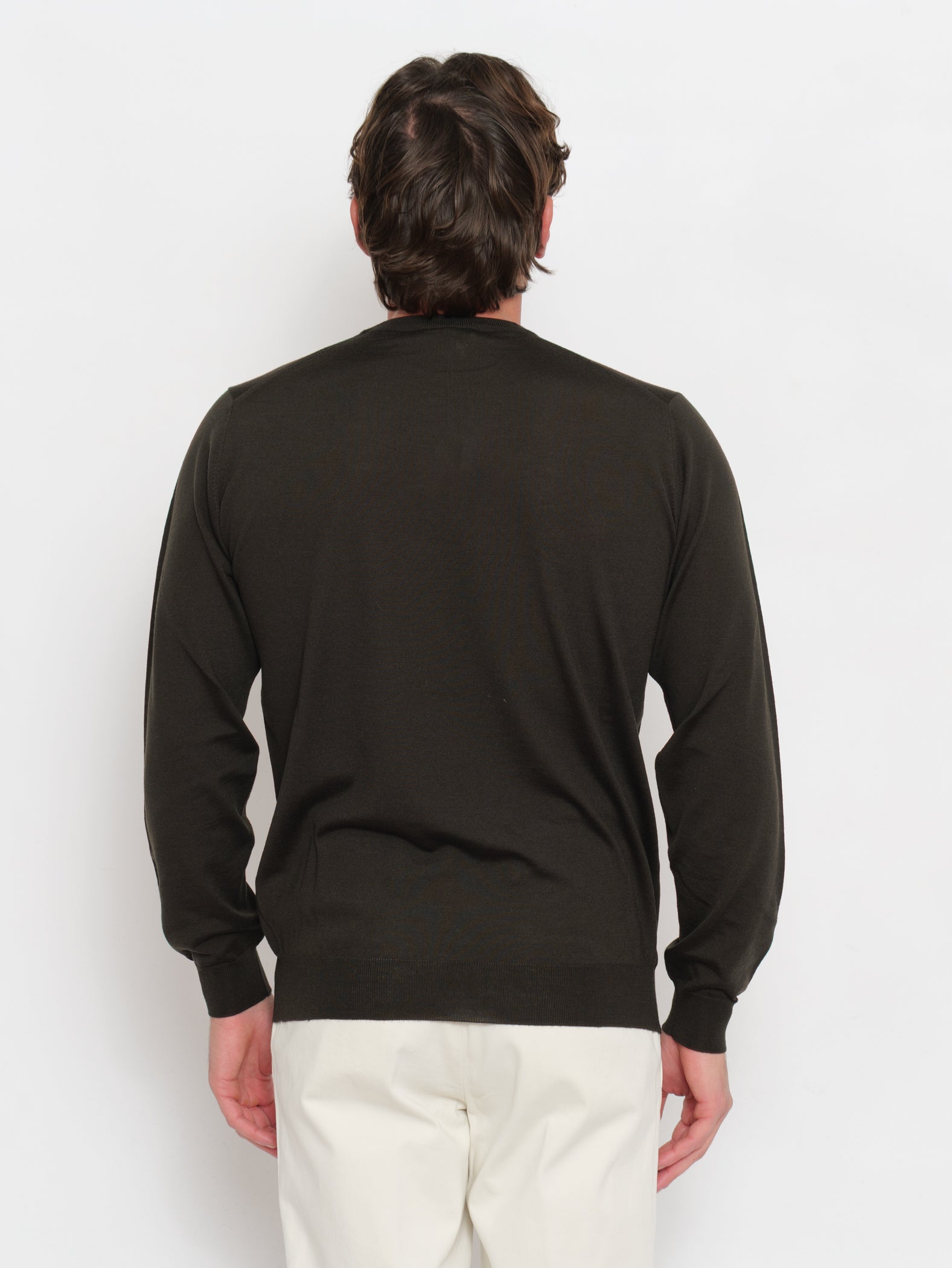 Classic Merino Wool Crew Neck Sweater