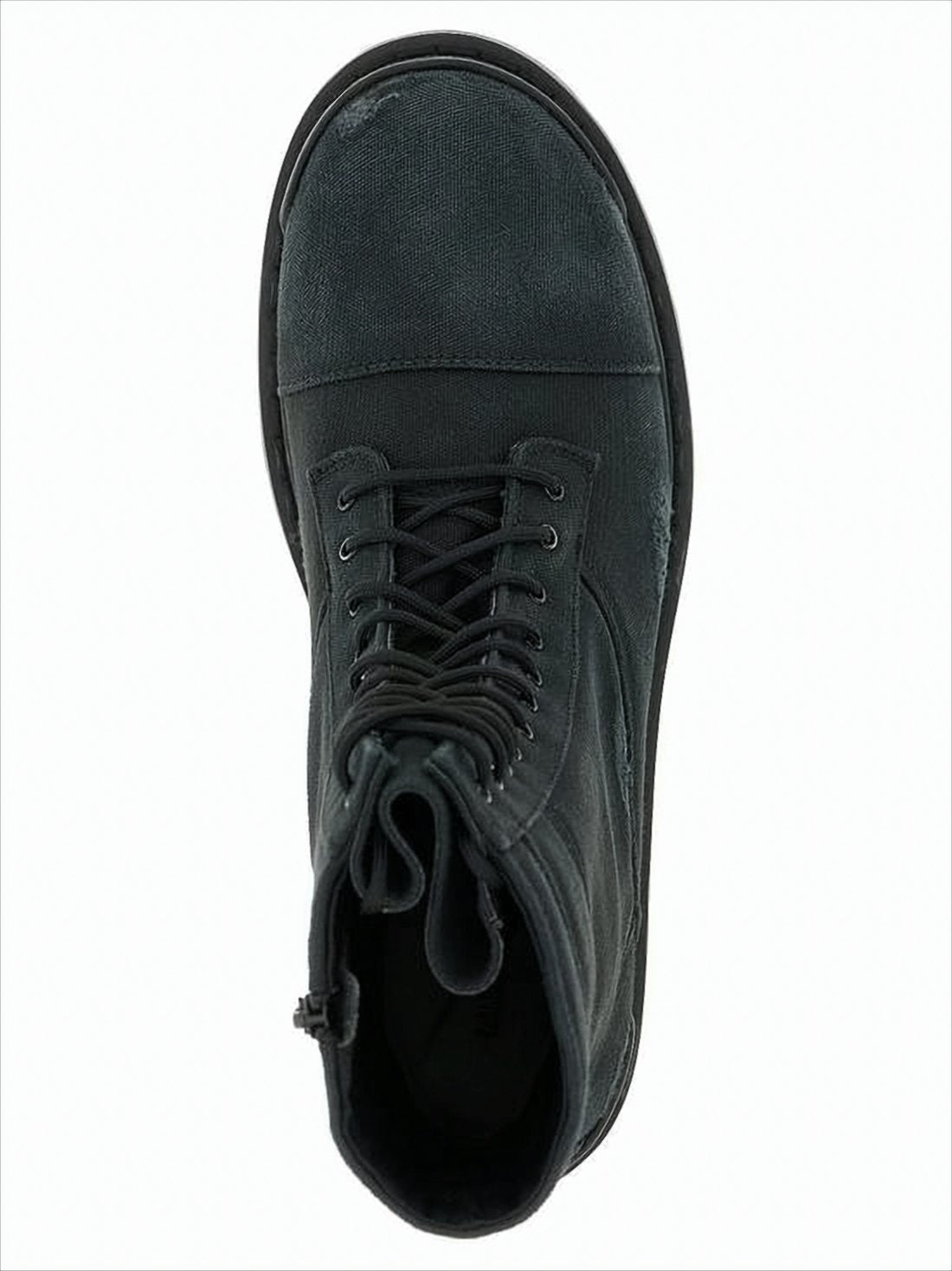 Rugged High-Top Boots with Distressed Finish