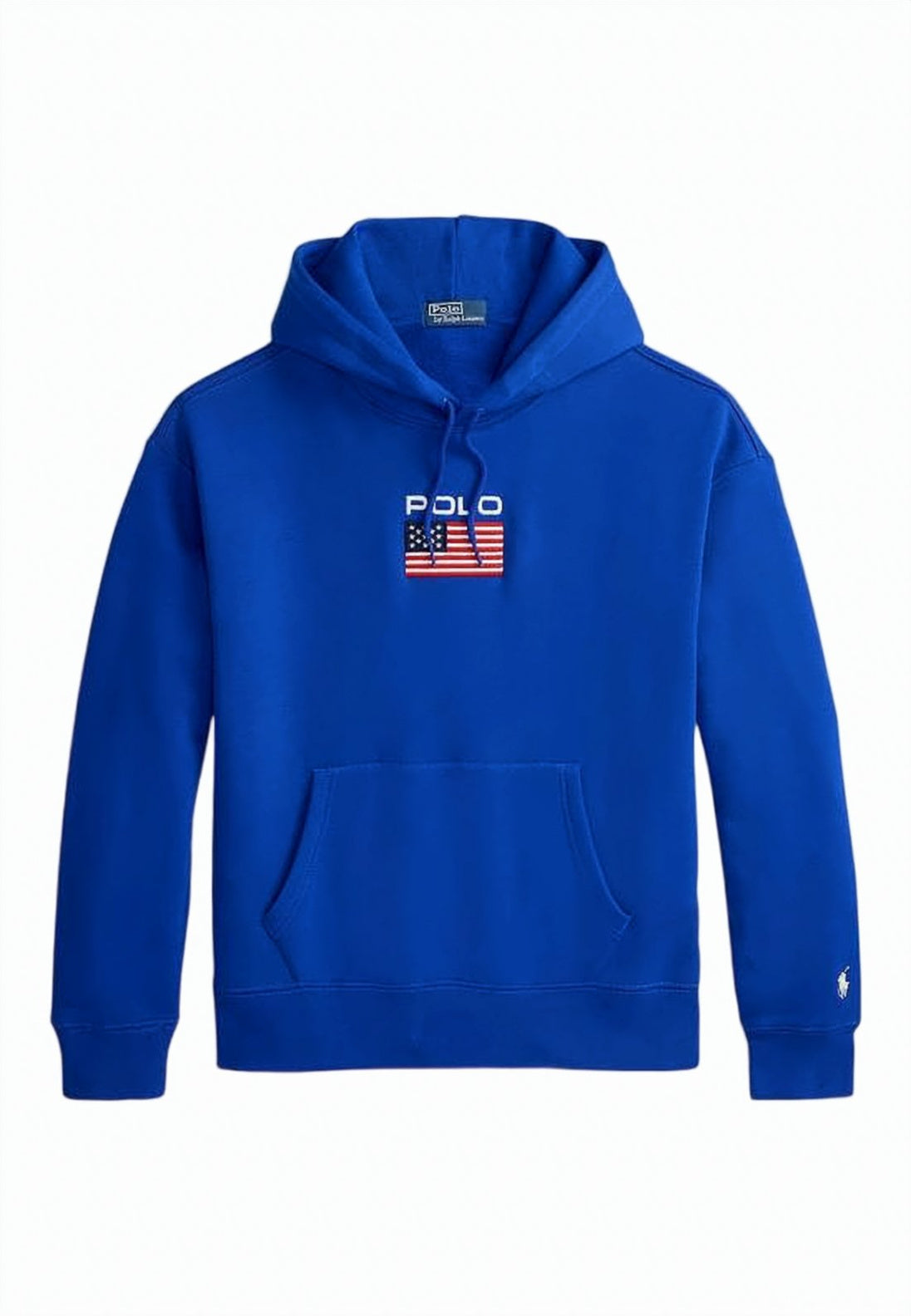 Blue Hoodie with Bold Logo
