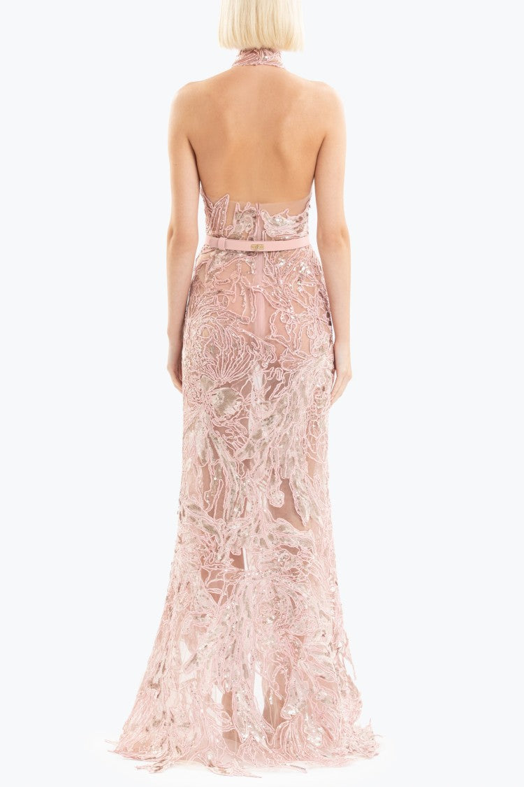 Embroidered Long Dress