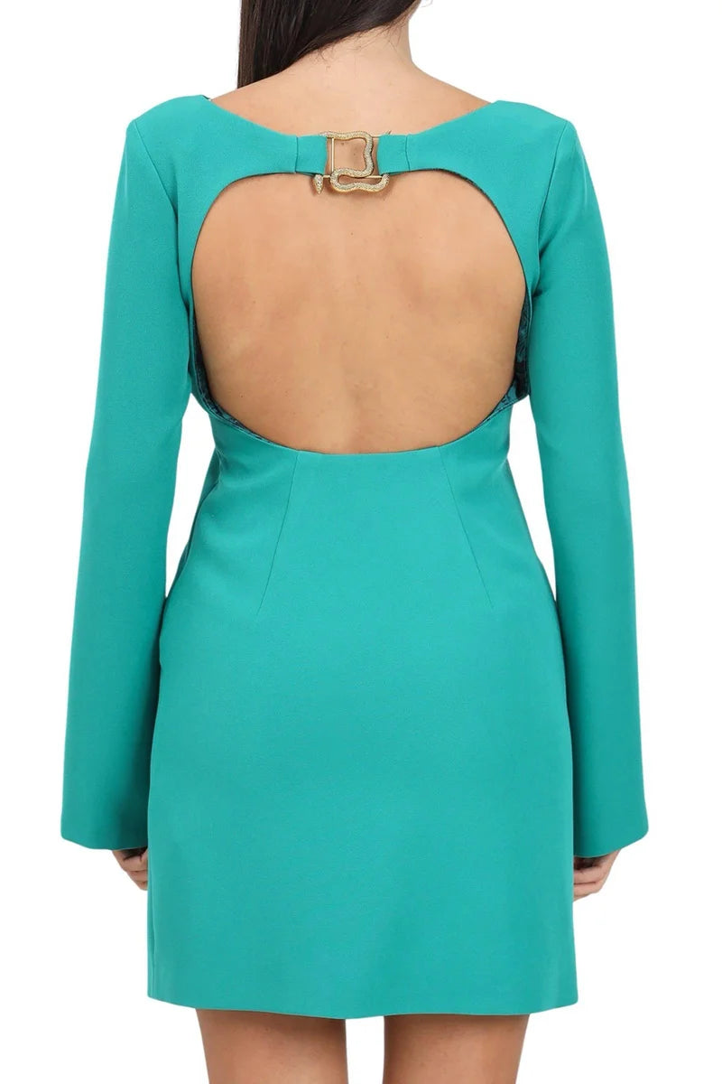 Stretch Sheath Dress - Green