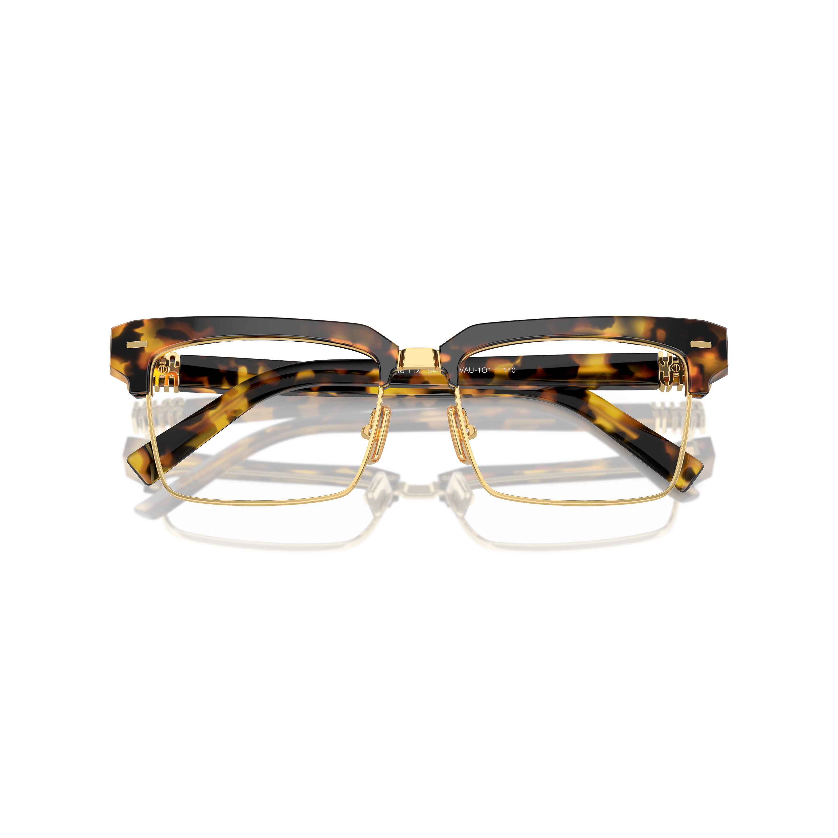 0mu 11xv Square Tortoiseshell Acetate Eyeglasses