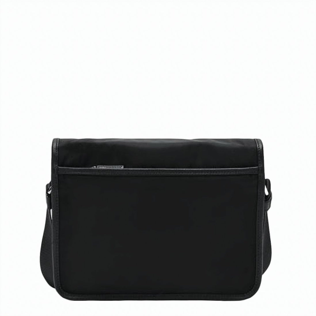 Rectangular Crossbody Bag with Flap Closure