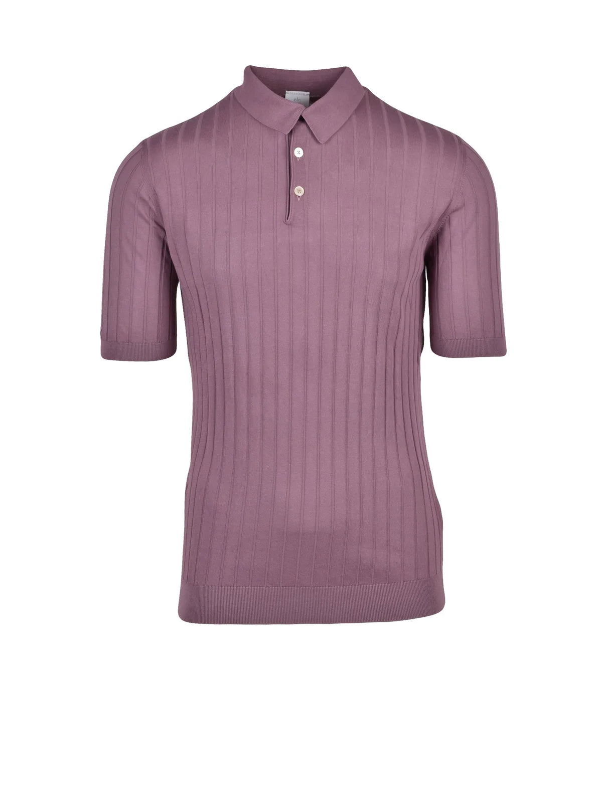 Knit Polo Shirt - Old Rose