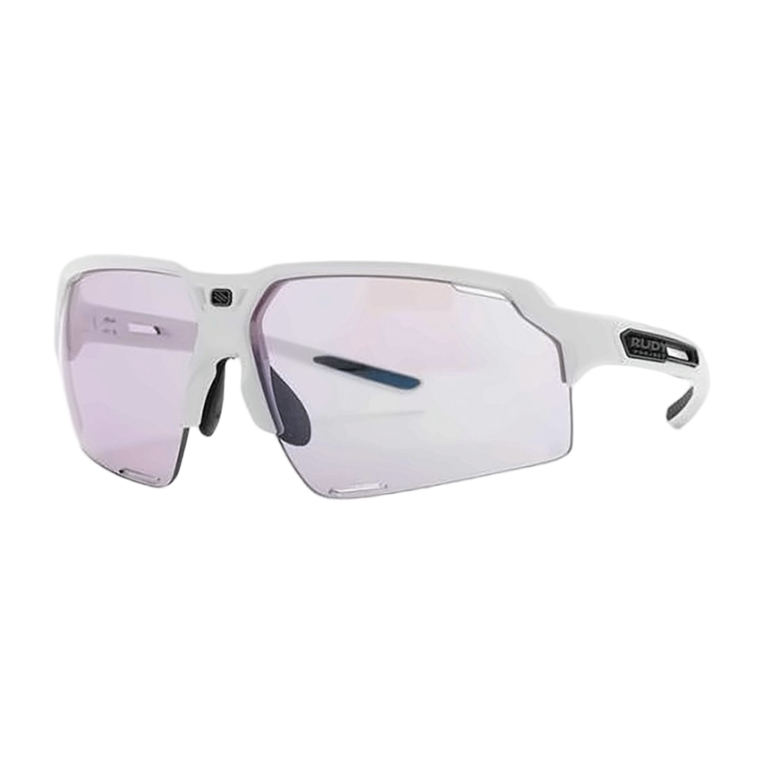 Bold Angular Frame Sunglasses With Tinted Lenses