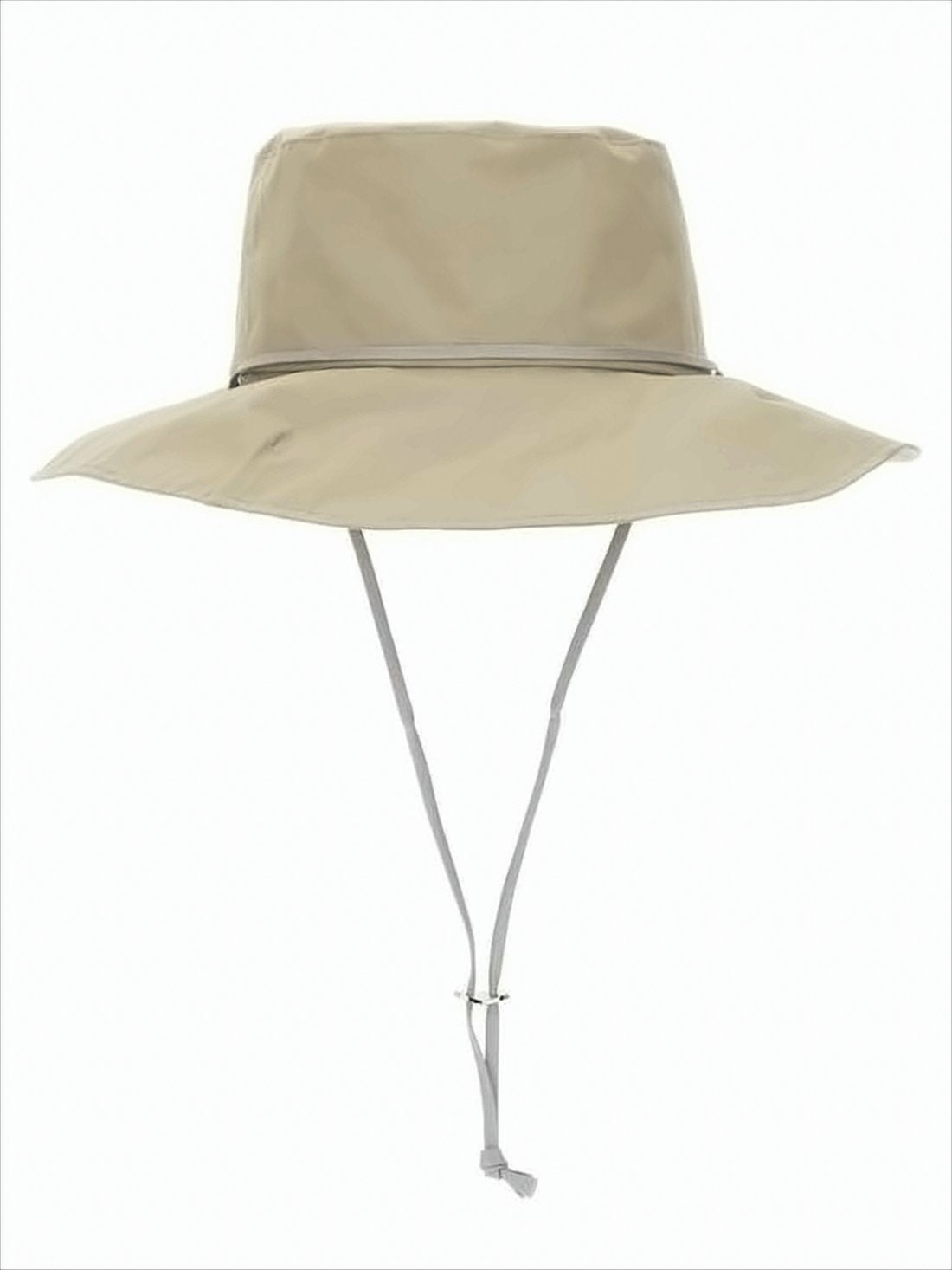 Wide-Brimmed Hat with Structured Crown