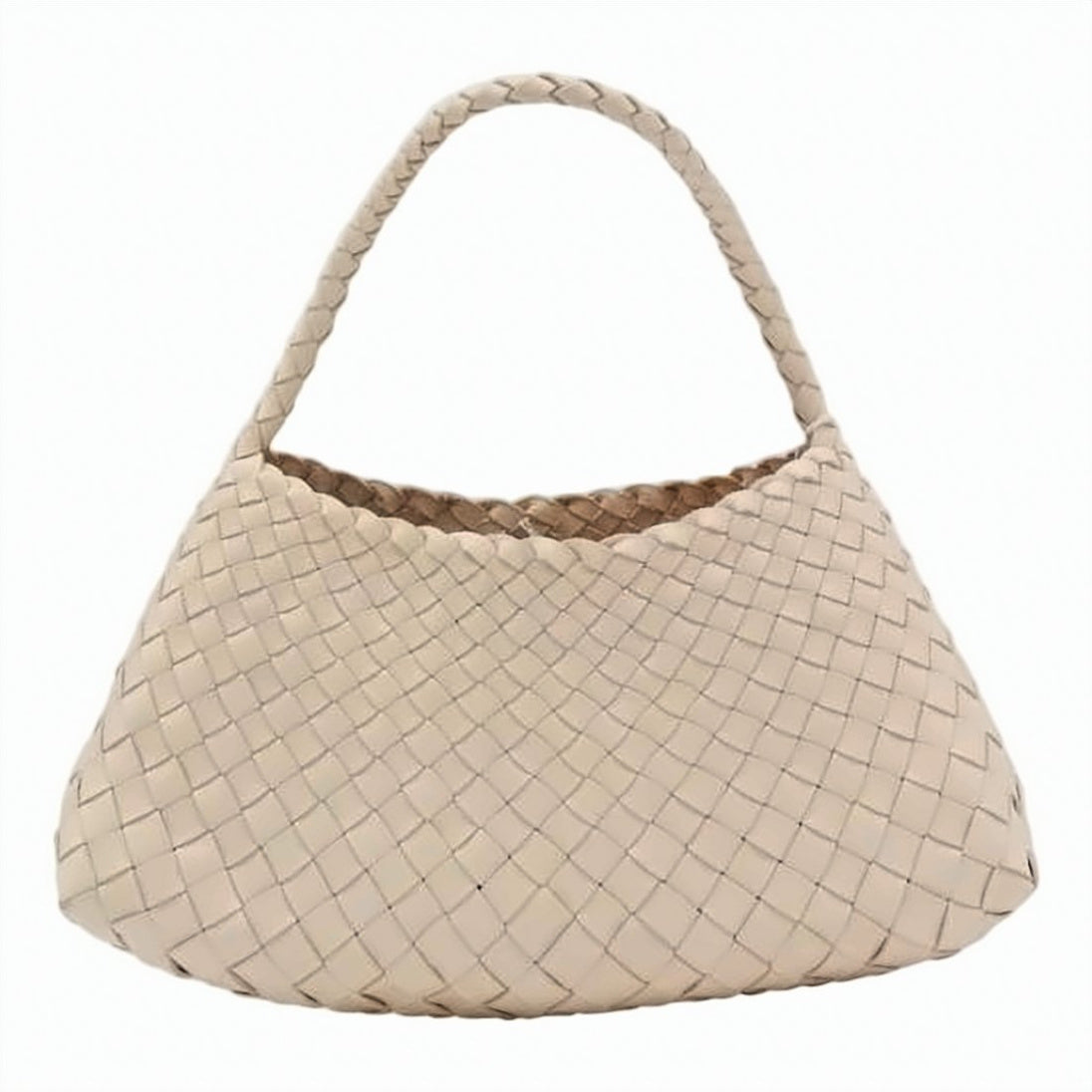 Woven Buffalo Leather Rosanna Shoulder Bag