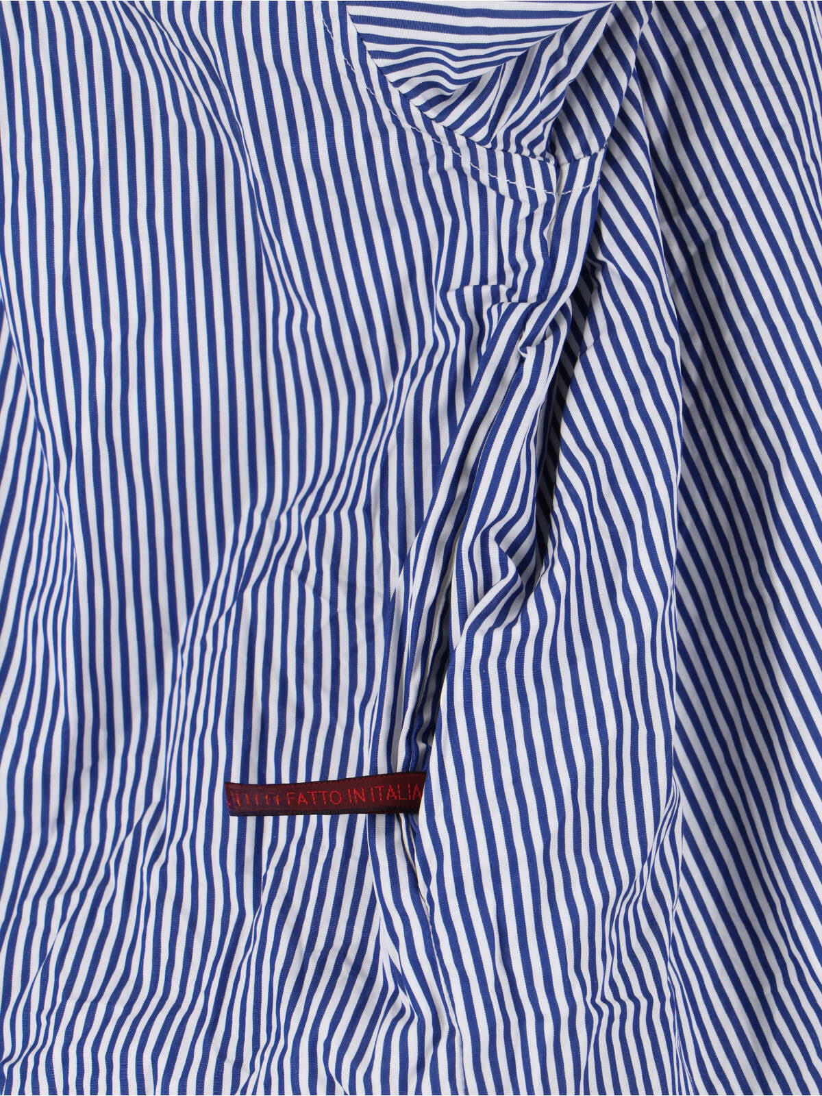 Blue Rossella Striped Cotton Shirt