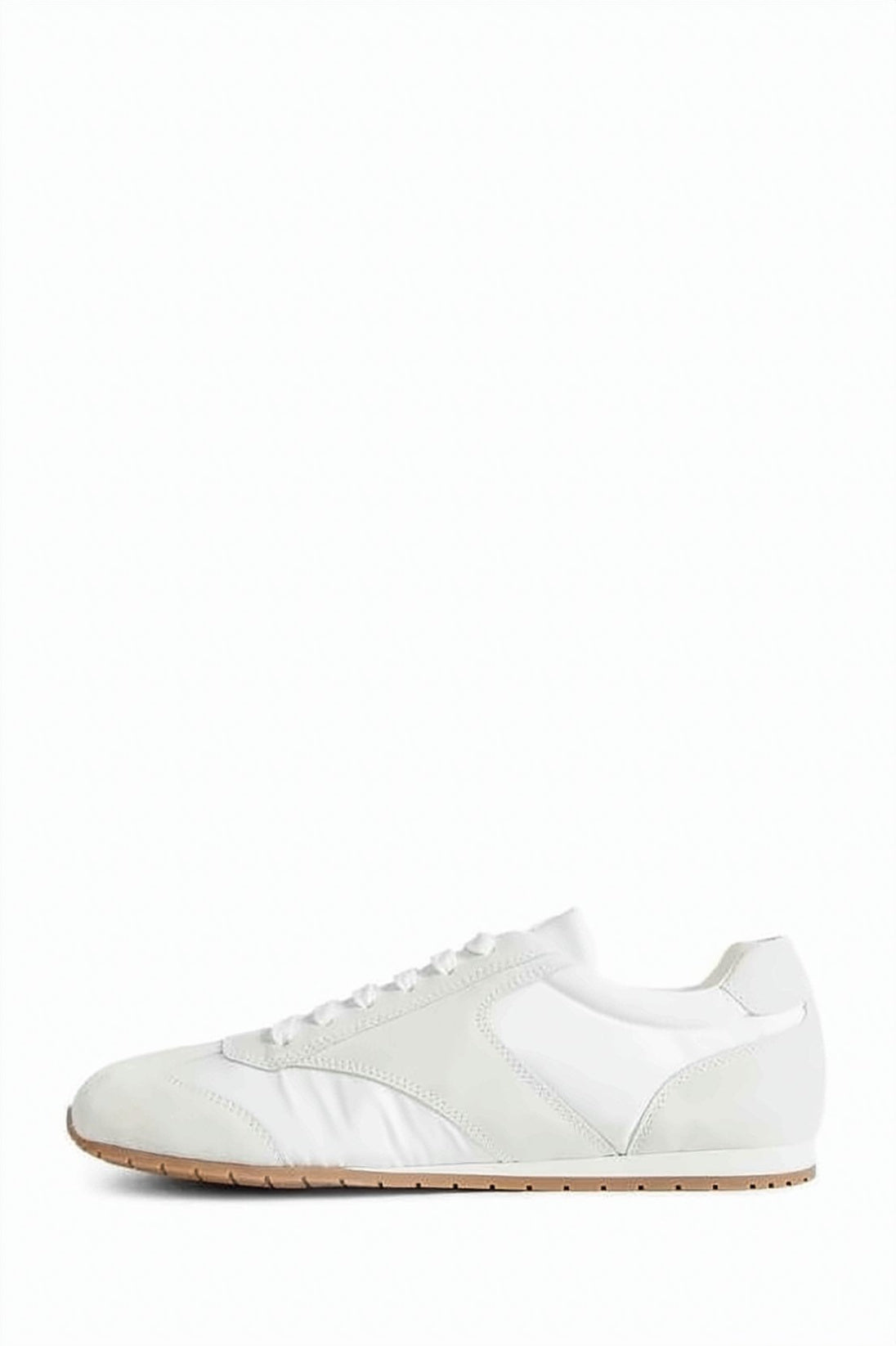 Low-Profile Suede And Nylon Sneakers