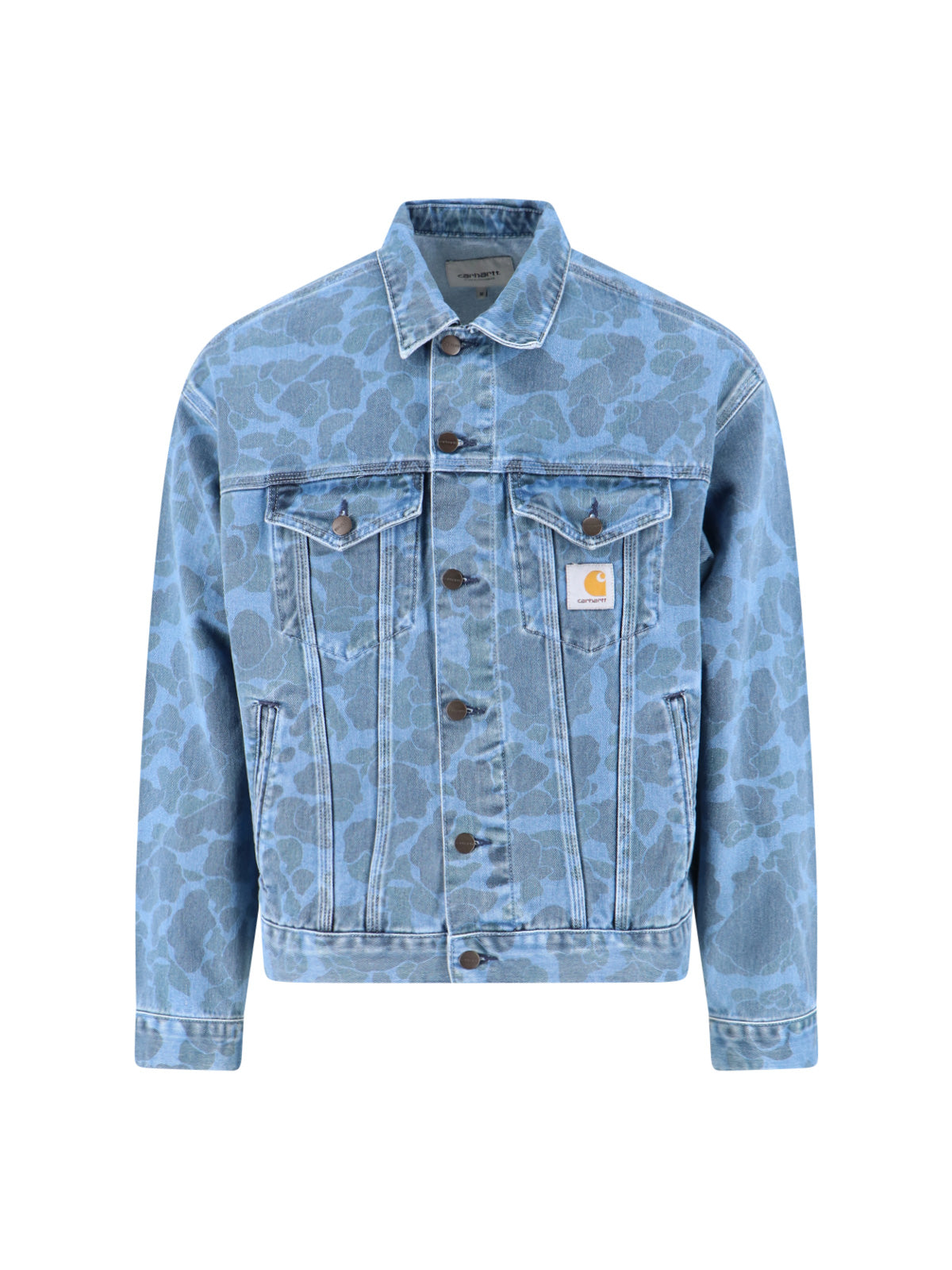 "Duck Helston" Jacket, In Light Blue Organic Cotton