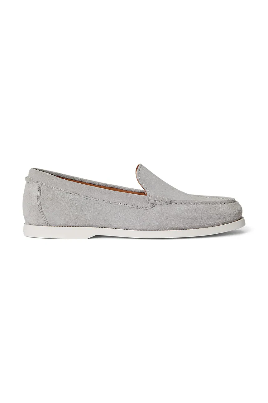 Slip-On Loafers in Soft Suede with Minimalist Design