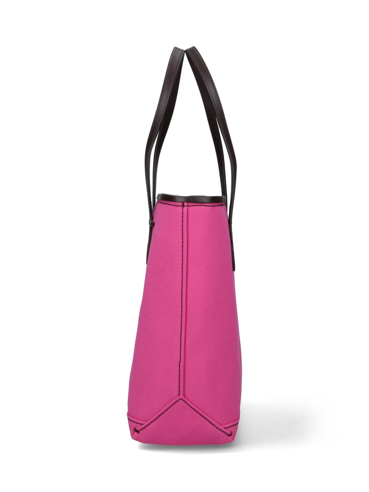 Pink Anchor Structured Canvas Logo Tote