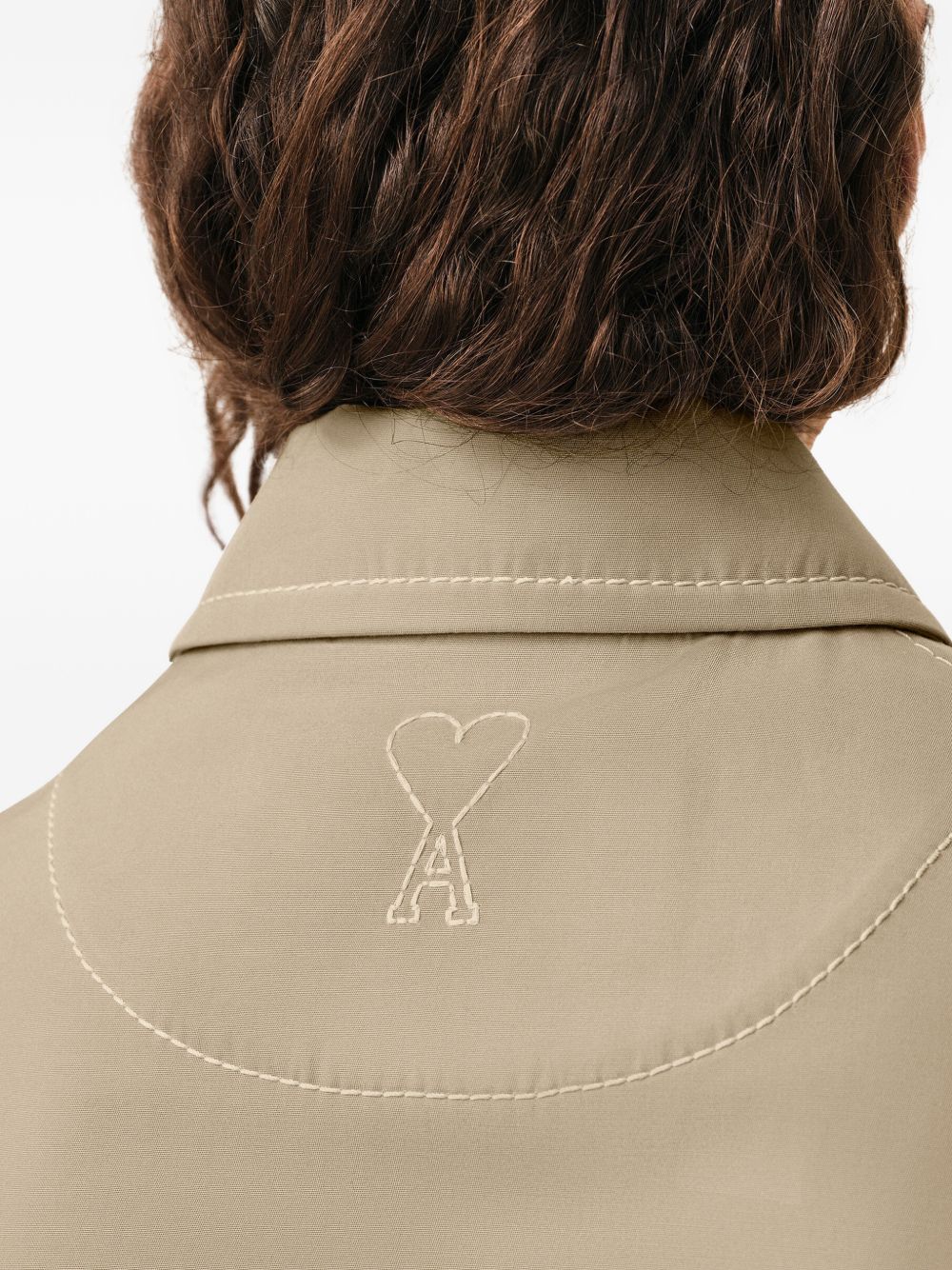 Beige Cotton Utility Jacket