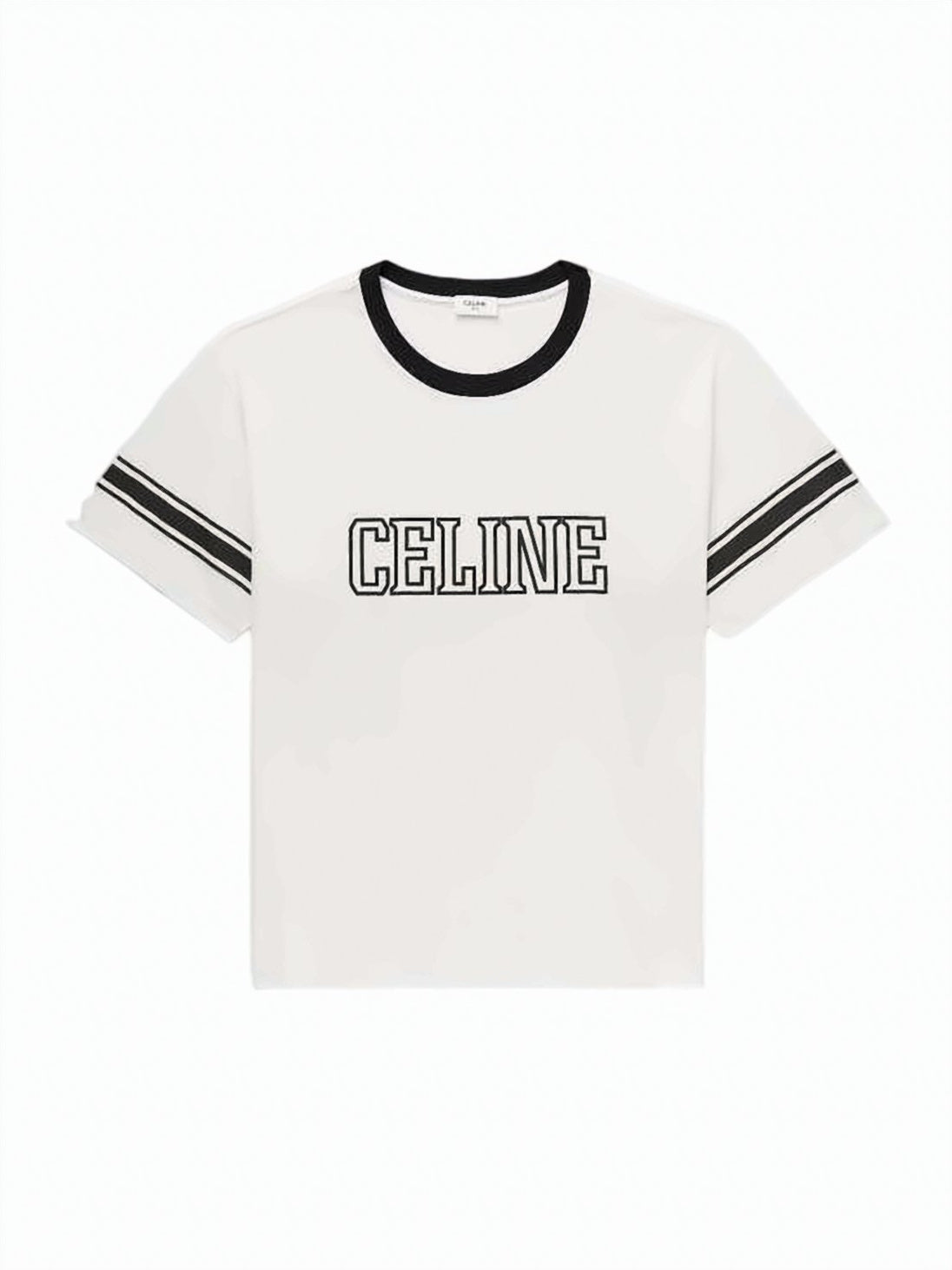 Short-Sleeved T-Shirt with Contrasting Trim