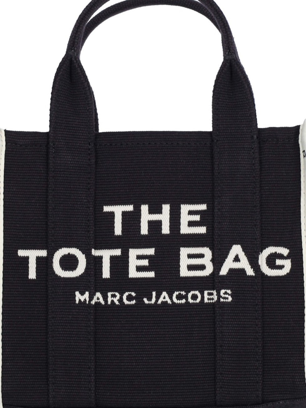 Small Tote Bag "The Jacquard" – Black