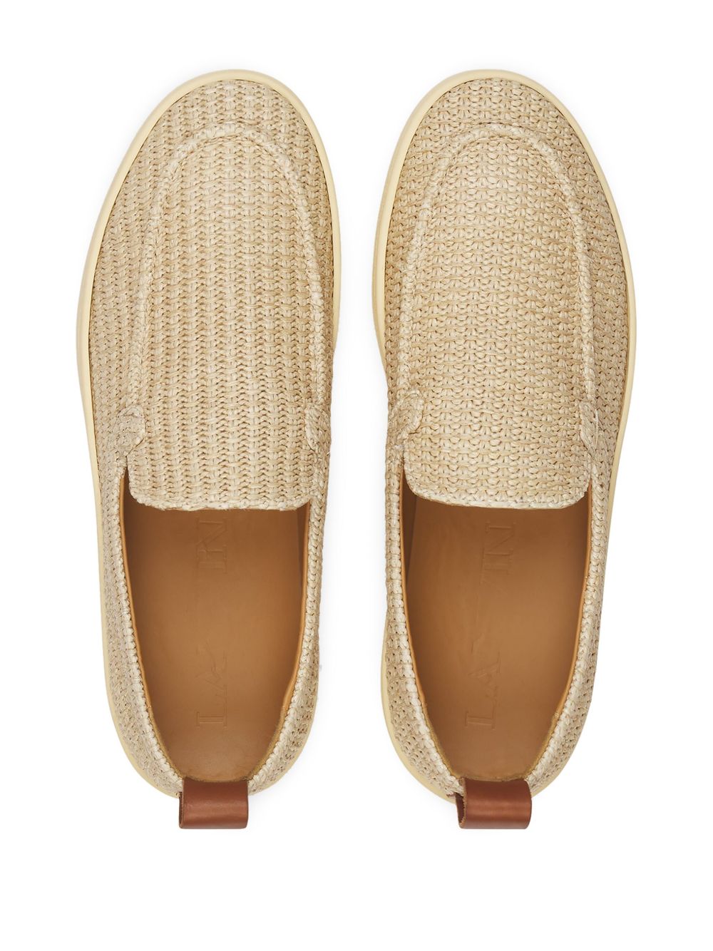 Woven Texture Loafers