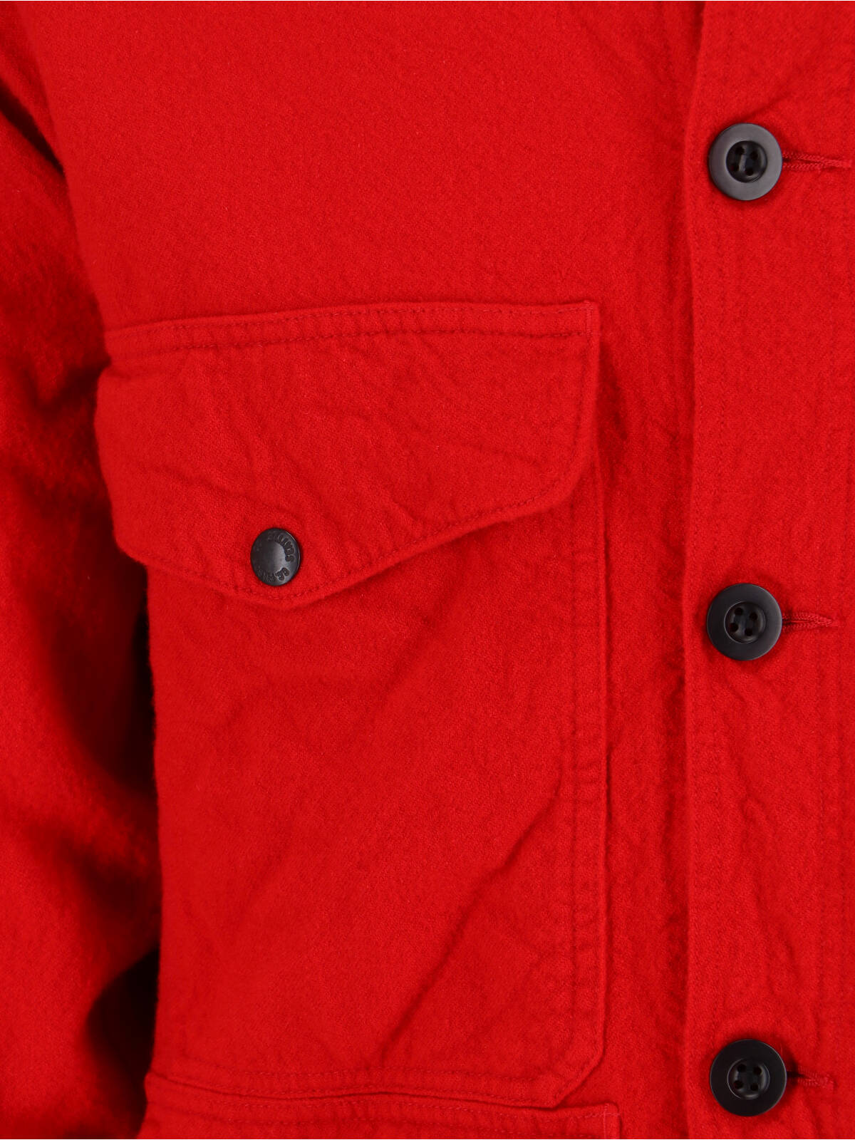 Red Wool Blend Junya Watanabe X Filson Deck Jacket