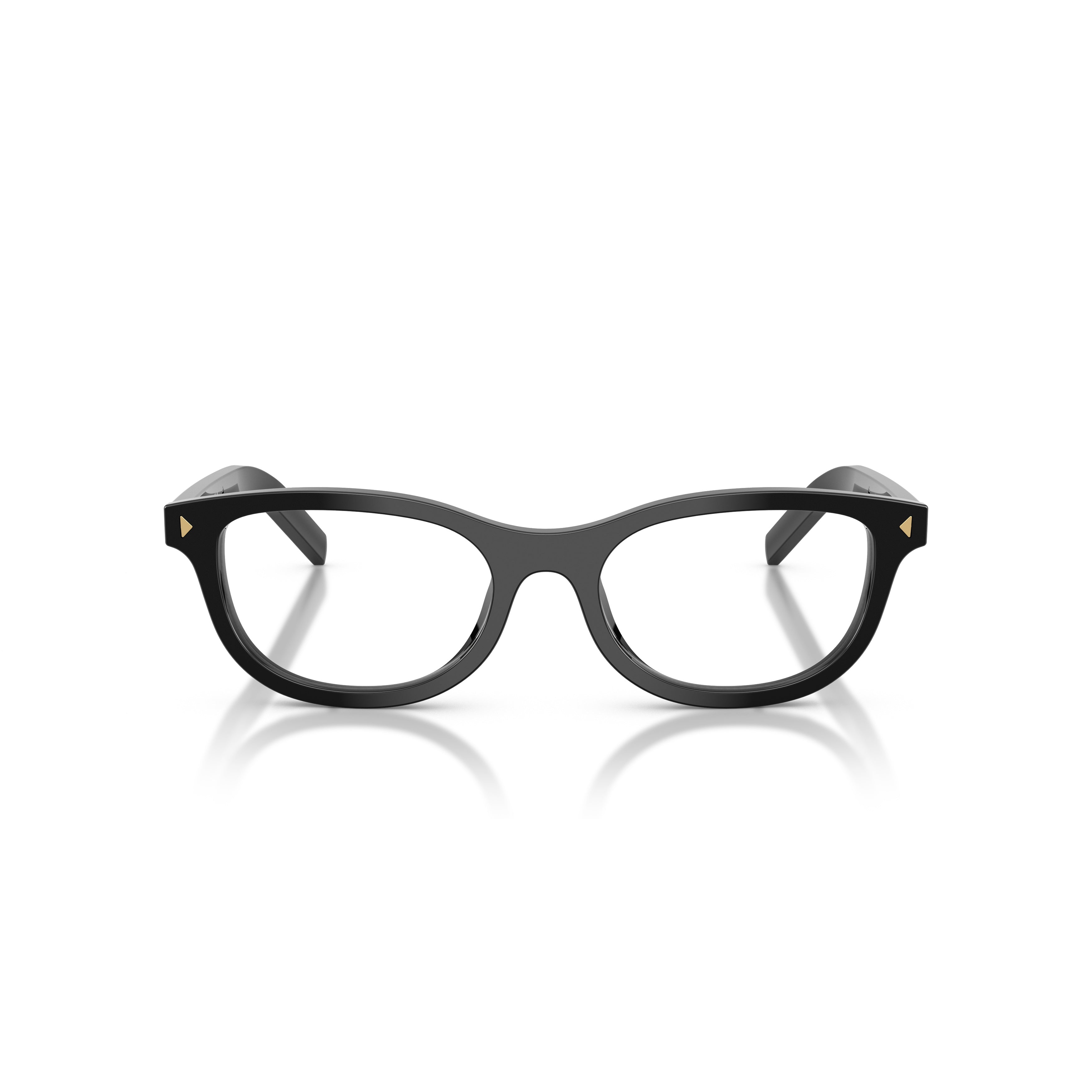 0pr D01vu Rectangular Black Acetate Eyeglasses