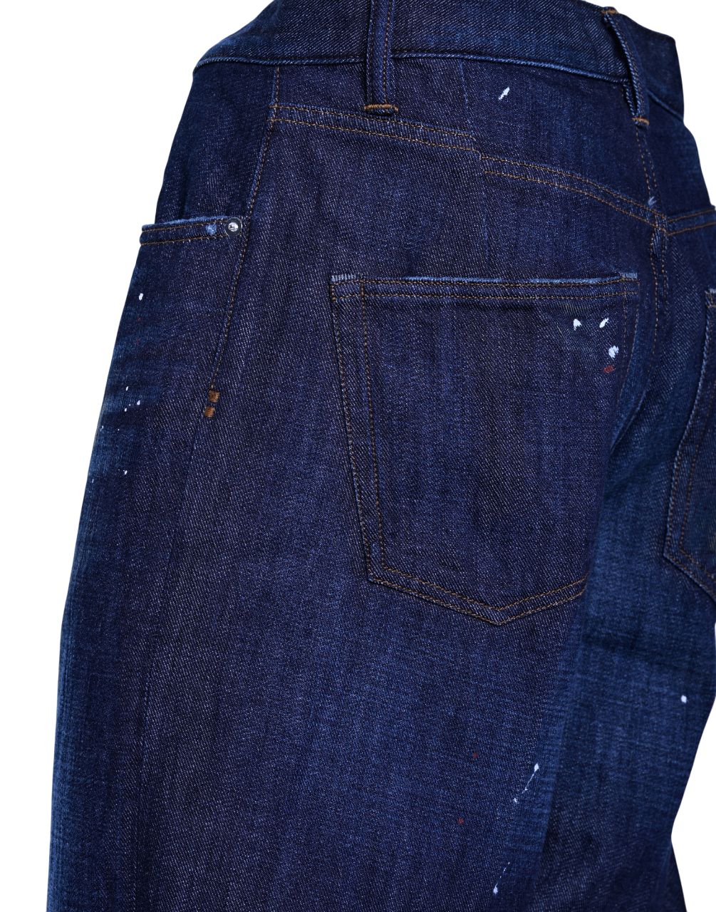 Cargo-Style Denim Trousers