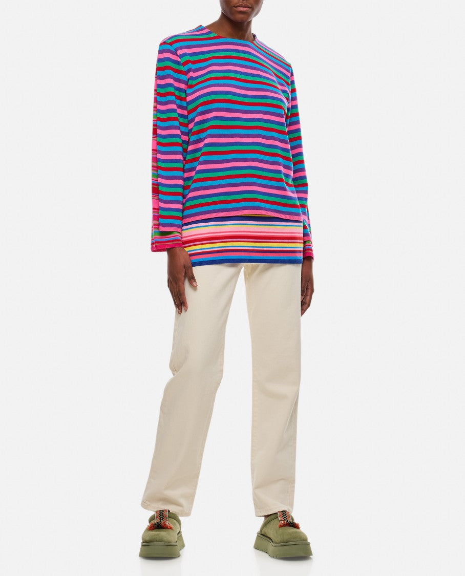 Multicolored Striped Sweater