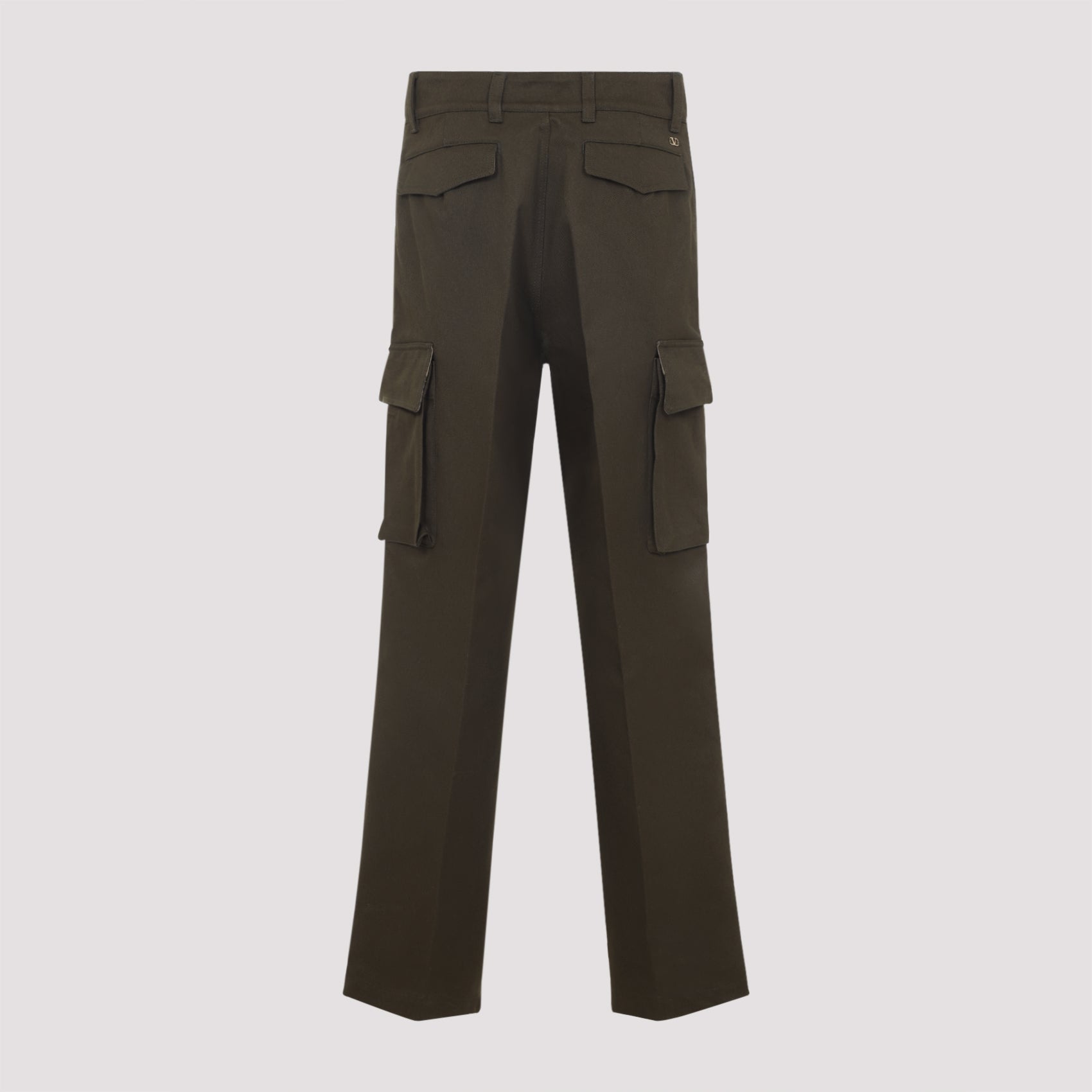 Straight-Leg Casual Pants With Cargo Pockets