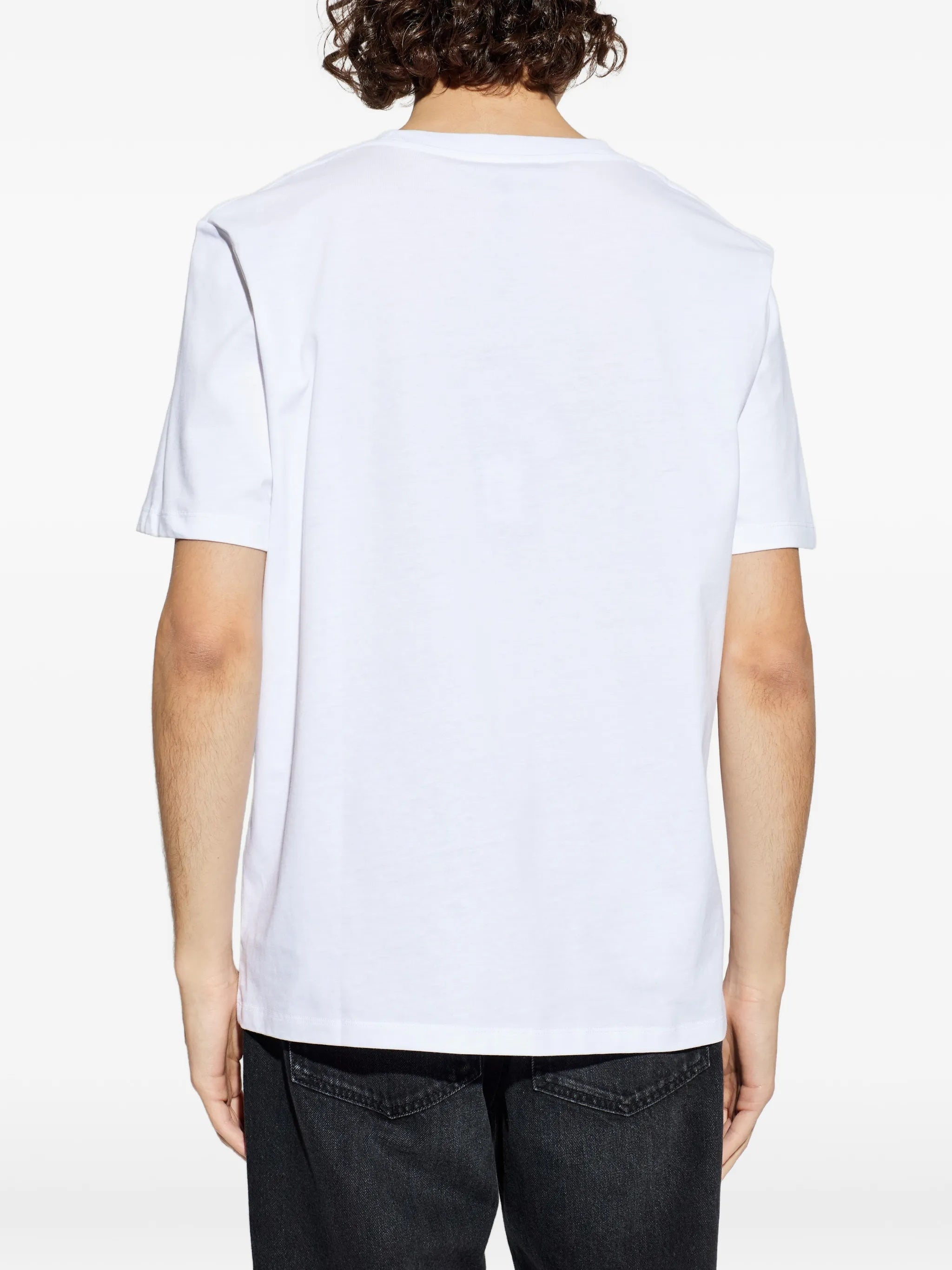 White Loose Ss Bold Logo T-Shirt