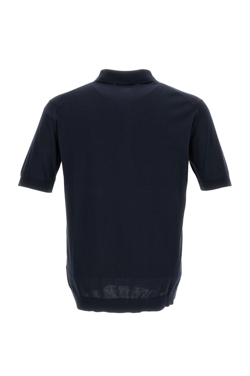 Blue Cotton Polo T-Shirt