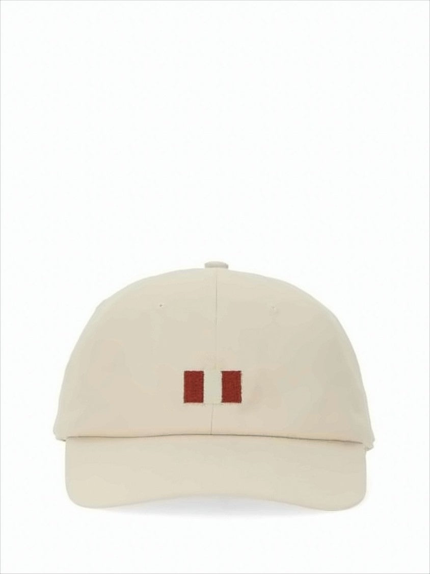 Cotton Baseball Cap with Embroidered Detailing