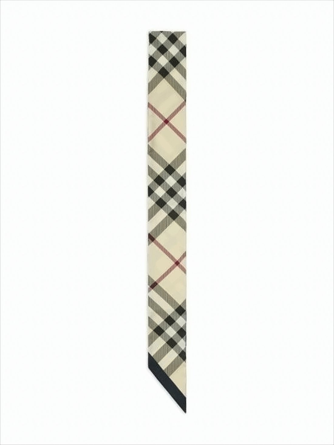 Classic Check Pattern Silk Scarf