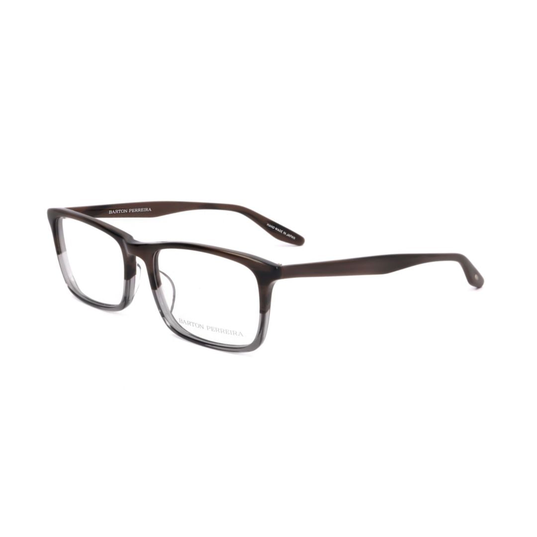 Bp5041 541rd Rectangular Gradient Brown Eyeglasses with Curved Temples