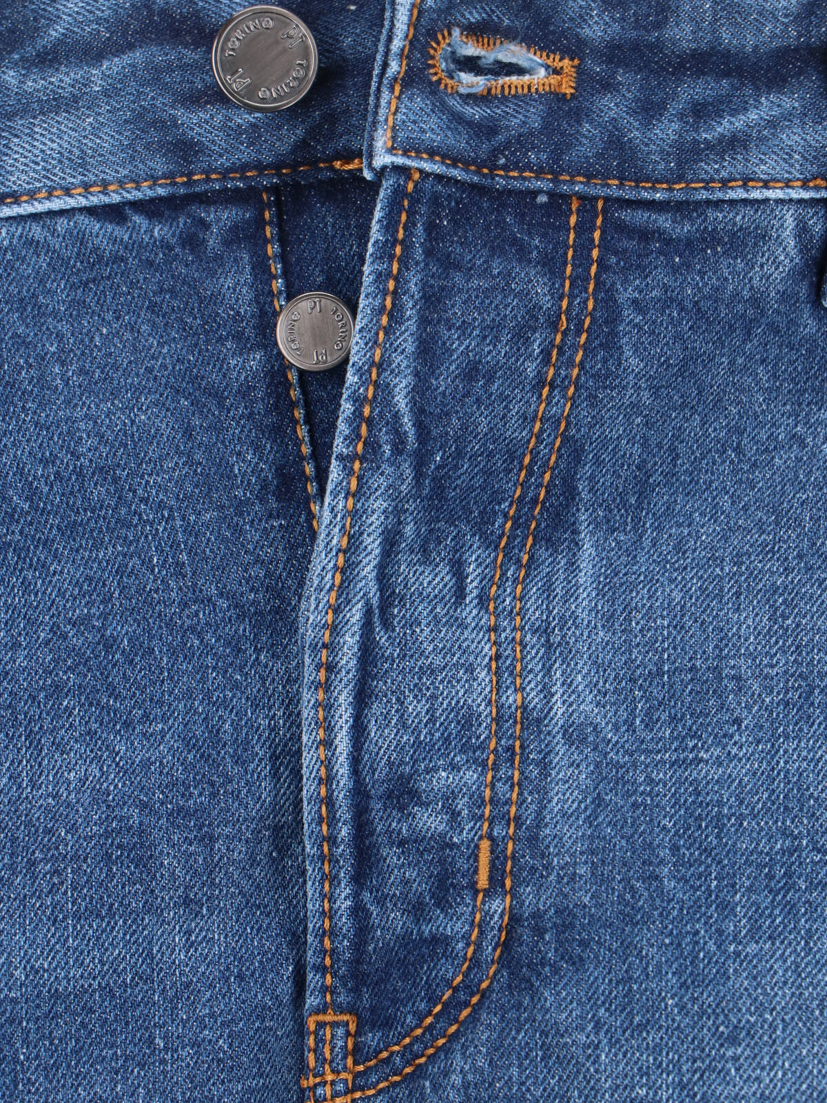 Straight-Leg Denim Jeans With Classic Five-Pocket