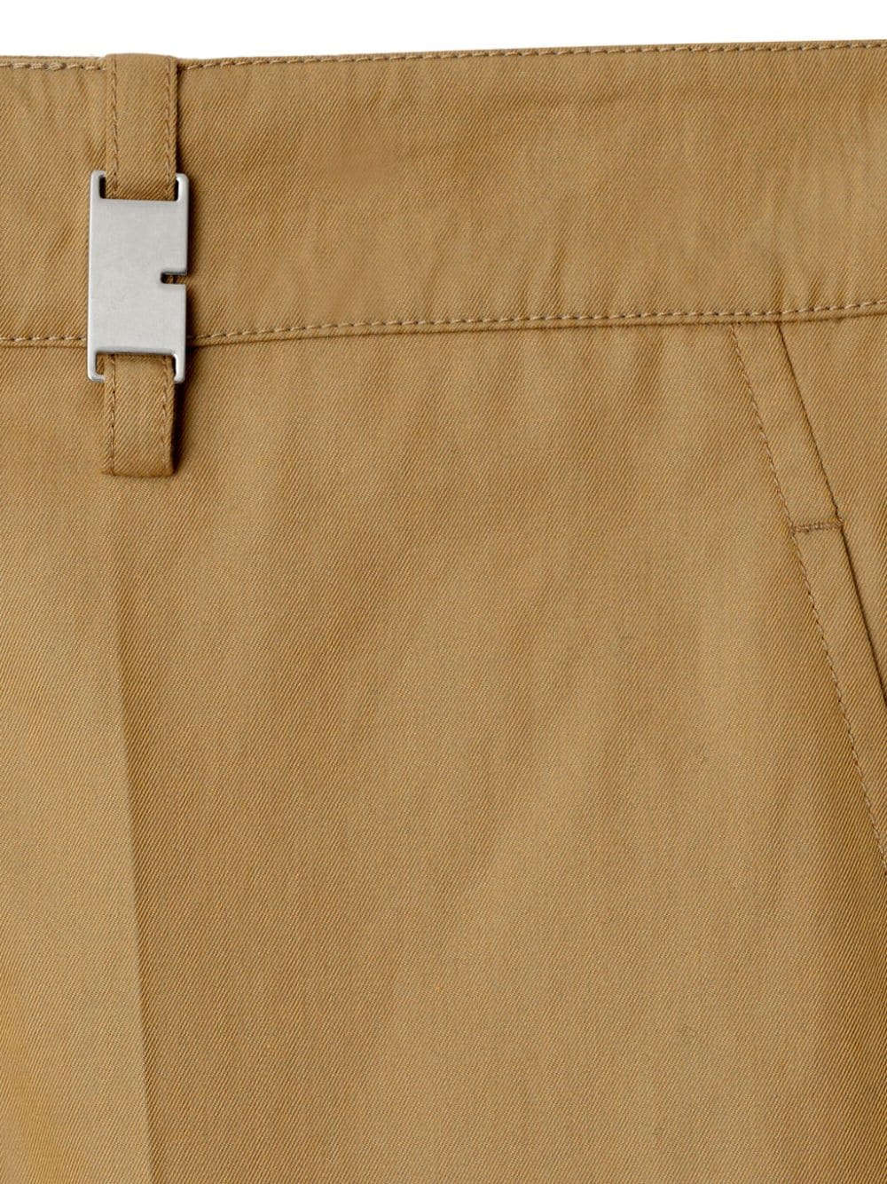 Tailored Straight-Leg Trousers With Pressed Crease
