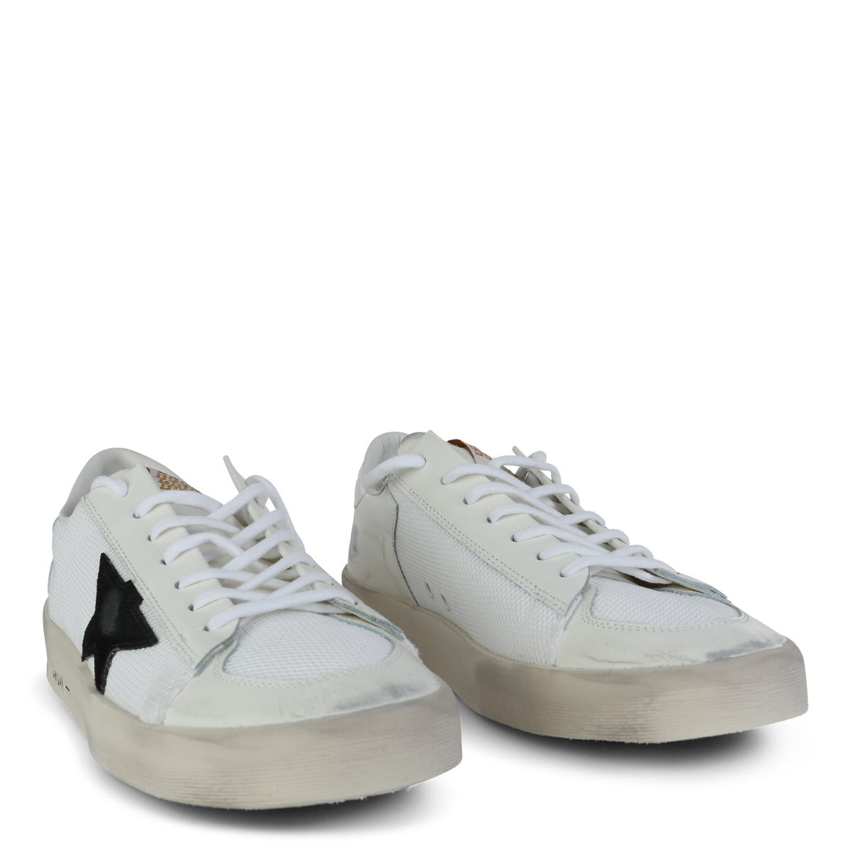 Stardan Low-Top Sneakers with Contrasting Star Patch