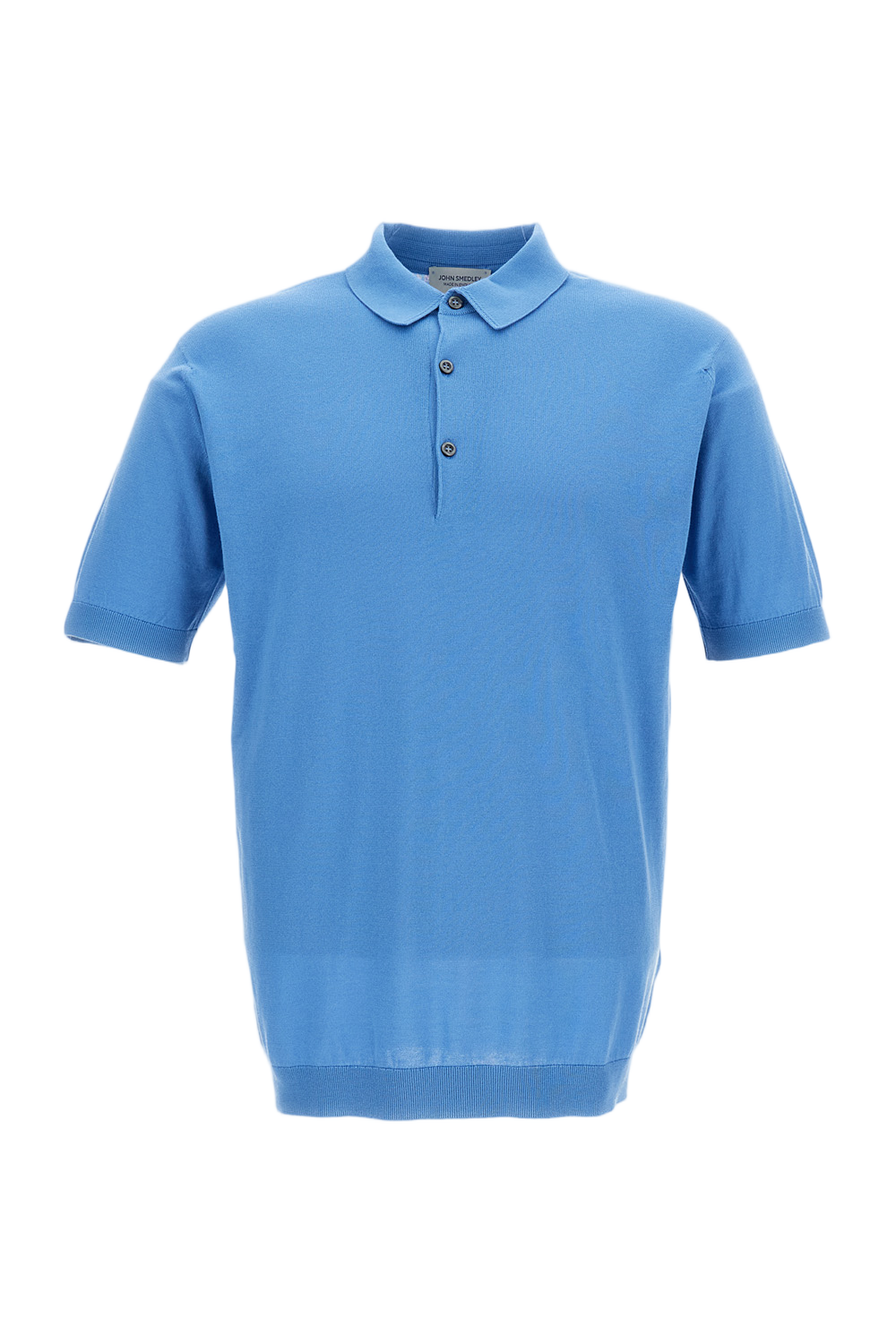 Light Blue Cotton Polo T-Shirt