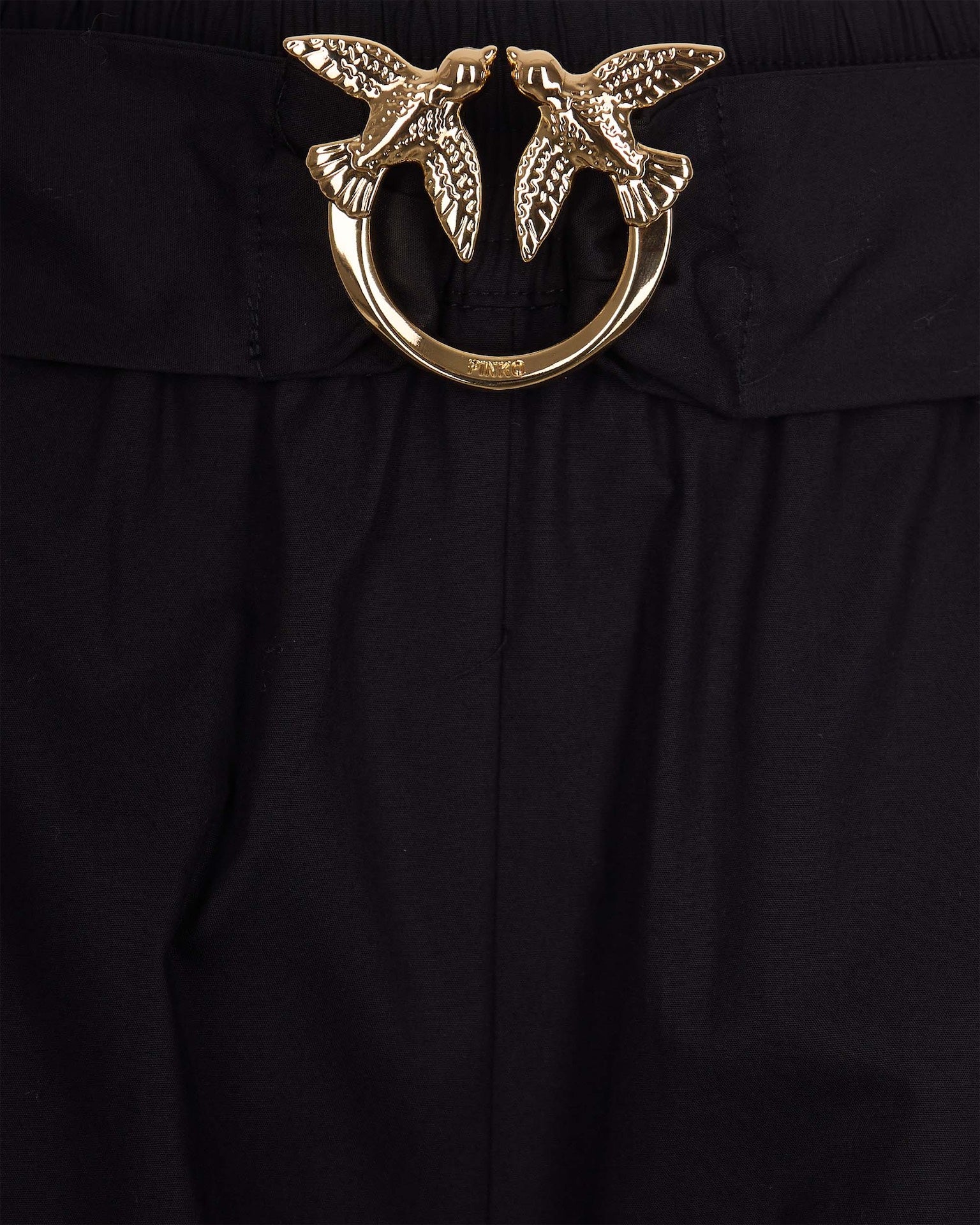 Bermuda Shorts with Gathered Waistband