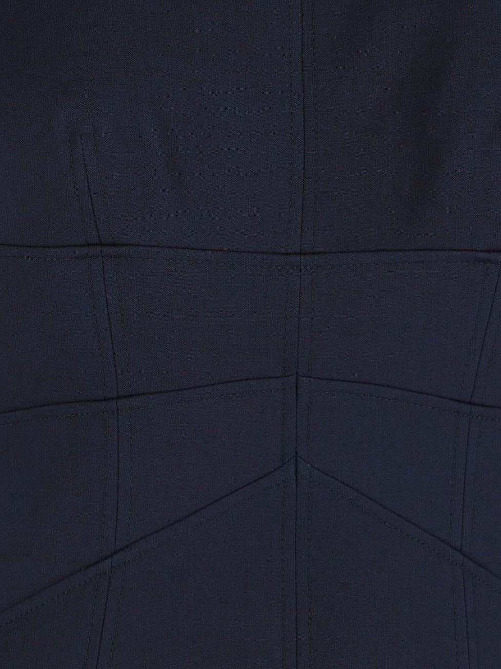 Mini Dress In Navy Wool
