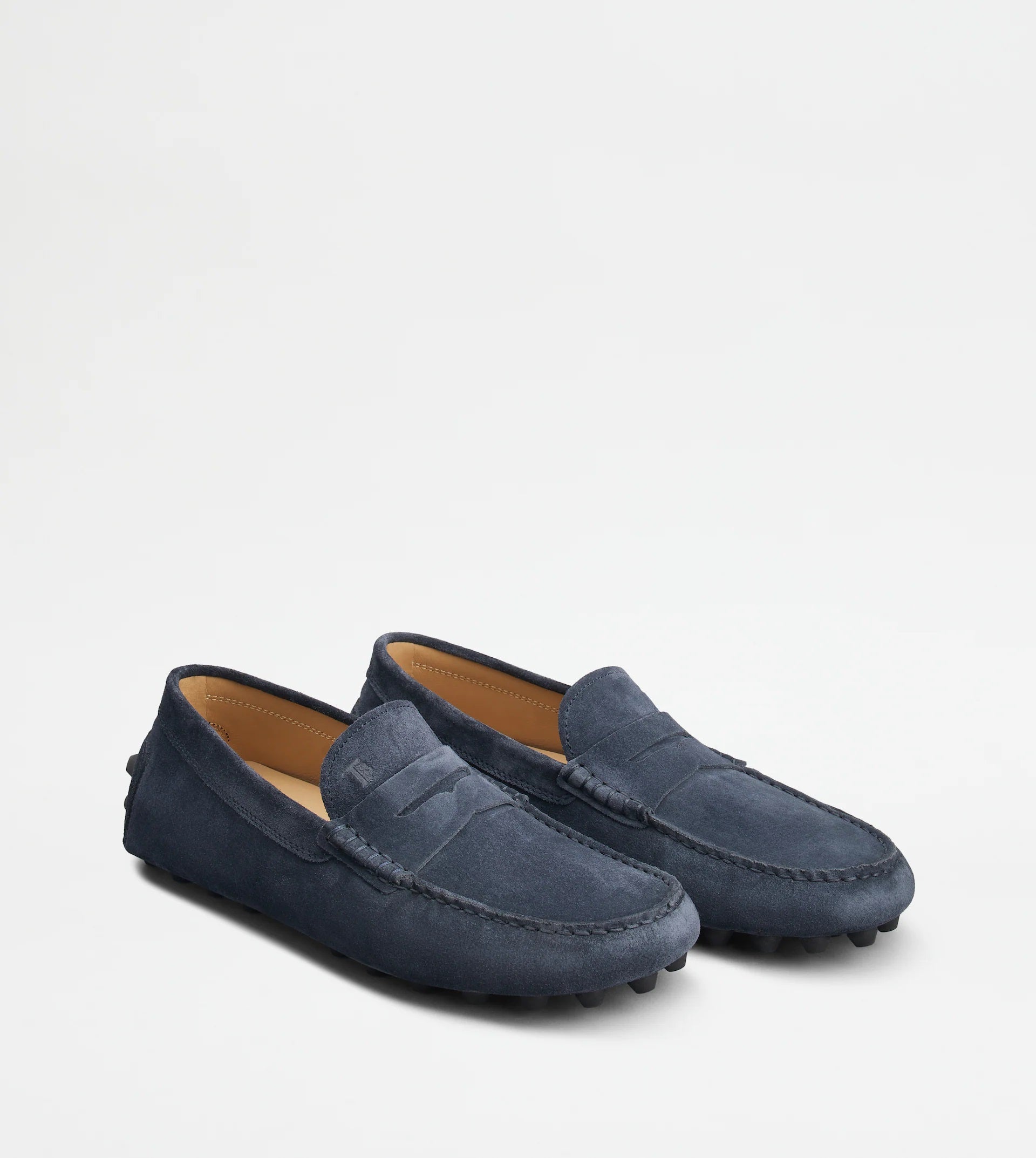 Black Mocassino Gommino Macro 52K Shoes