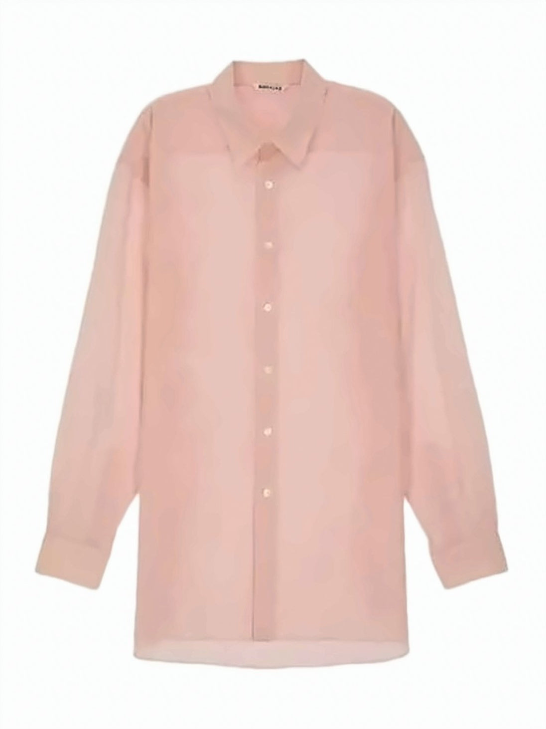 Soft Pastel Pink Long-Sleeve Shirt