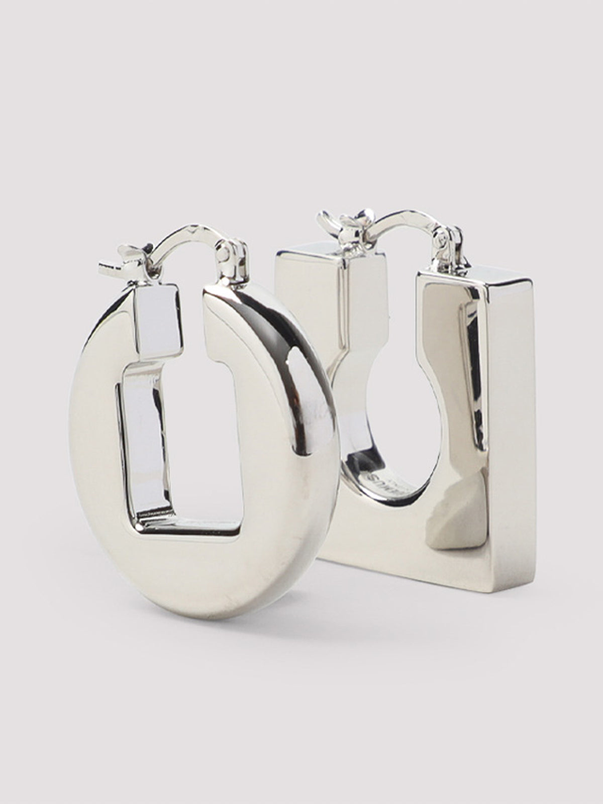 Polished Brass Hoop Earrings