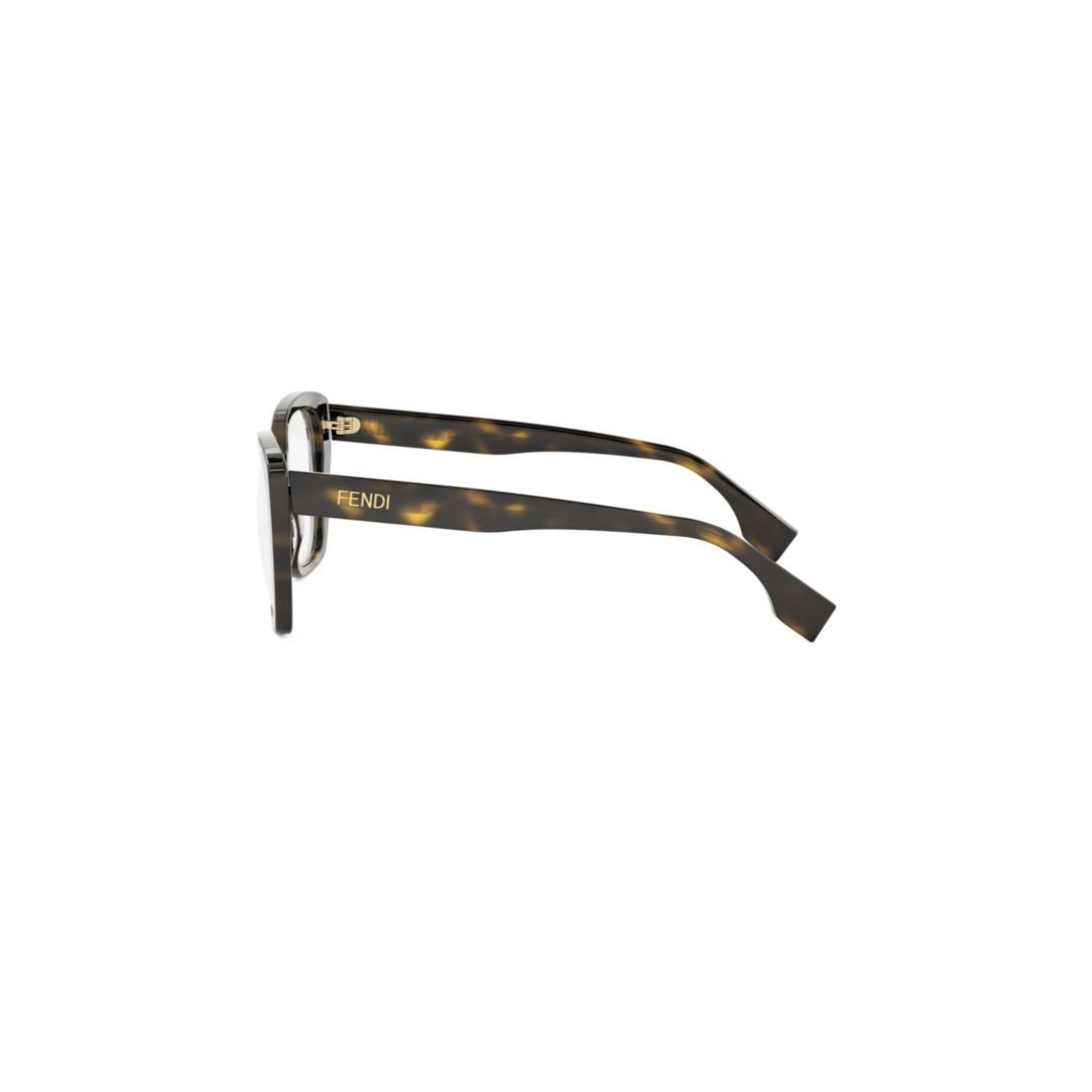 Fe50127i Oversized Square Tortoiseshell Frame Eyeglasses