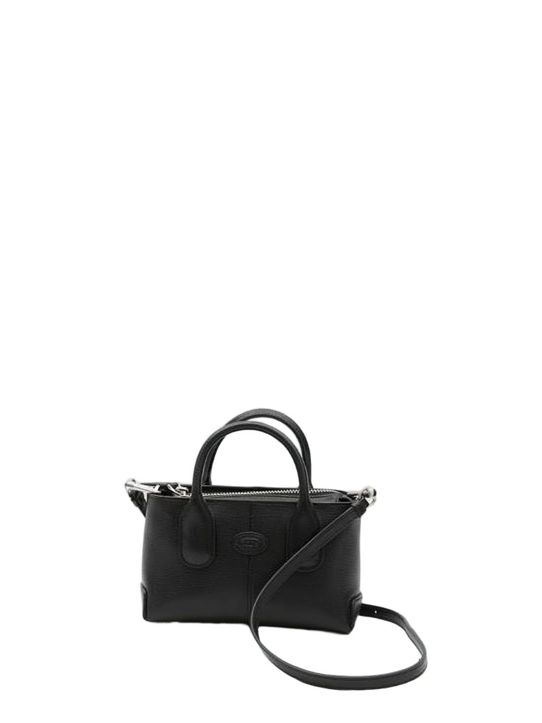 Rectangular Black Lambskin Tote Bag