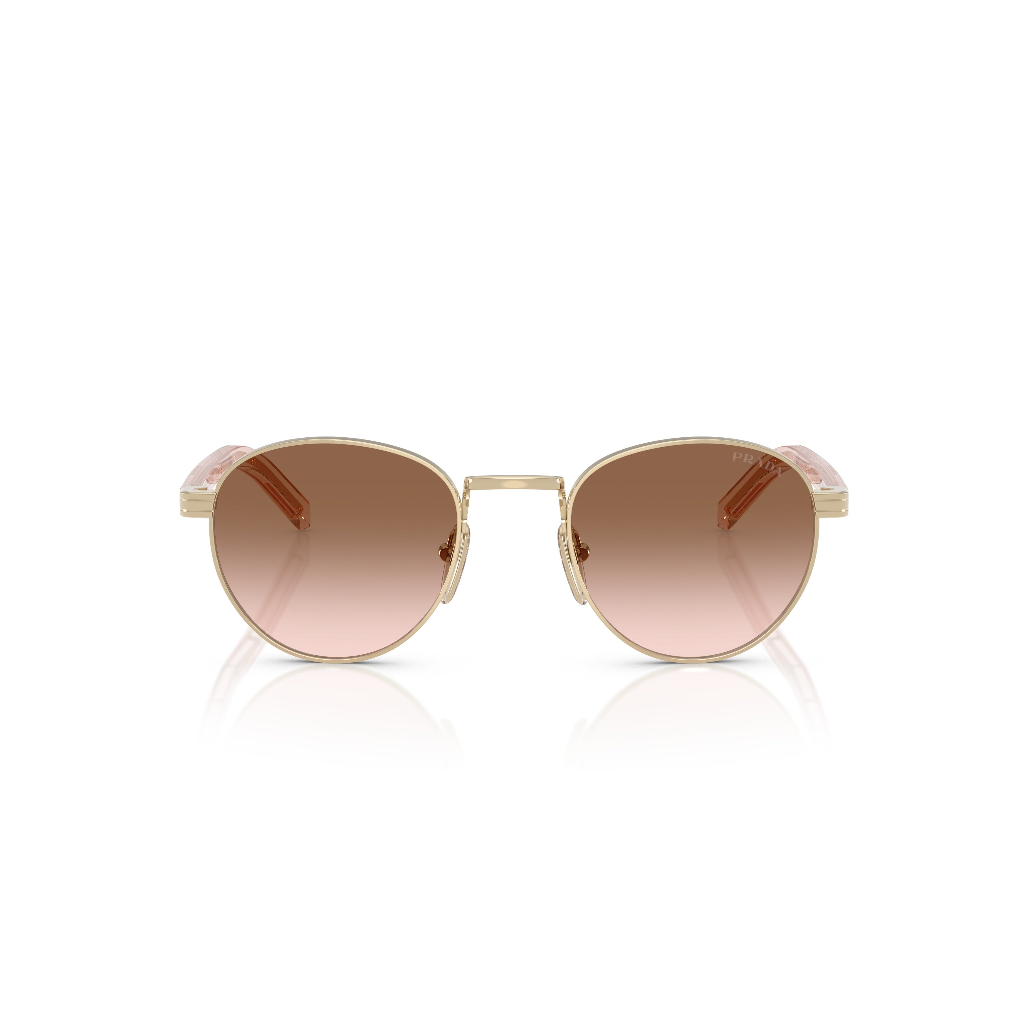 0pr B52s Round Gradient Brown Lens Sunglasses