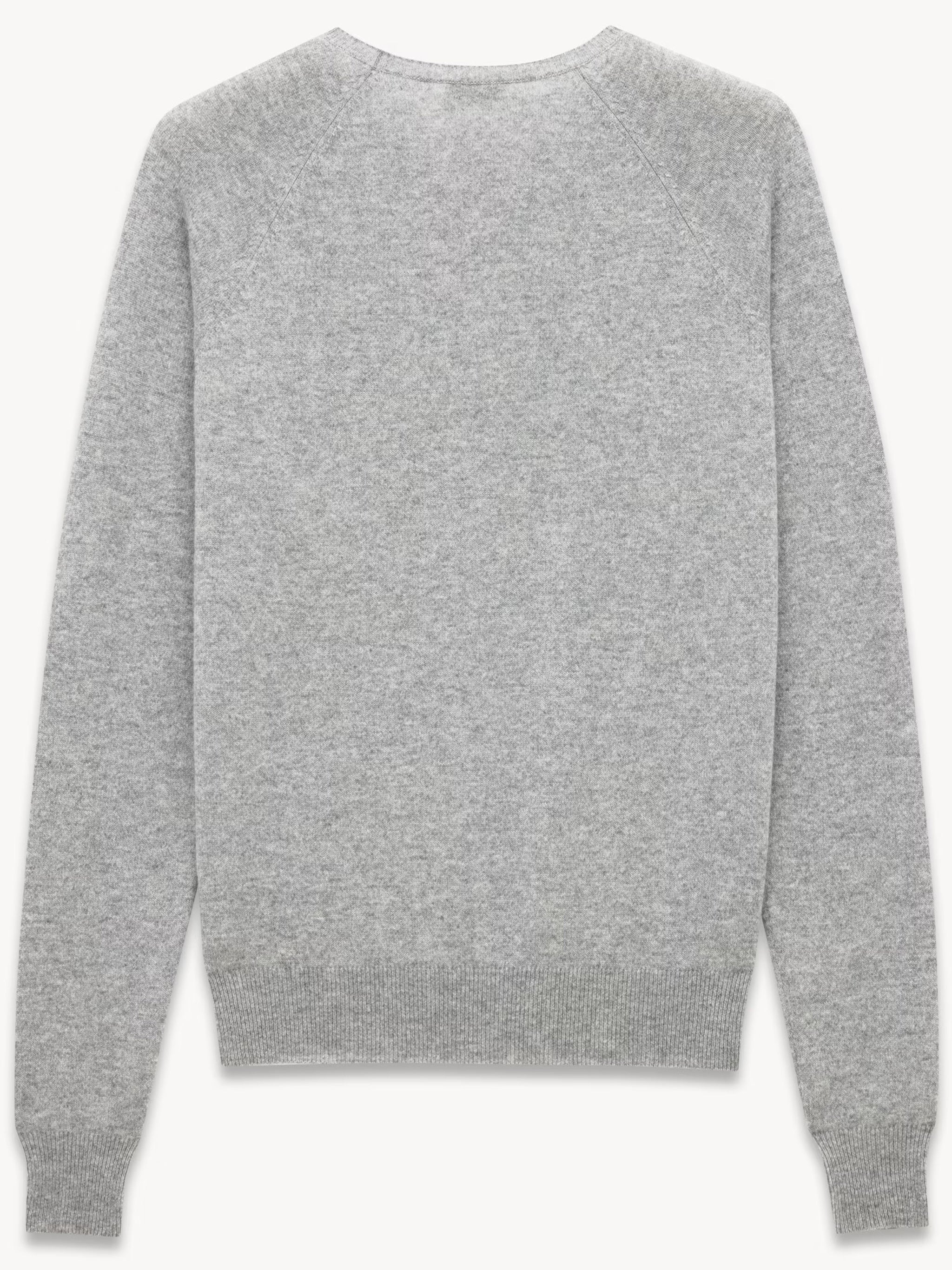 Grey Pull Cassandre Cashmere Pullover
