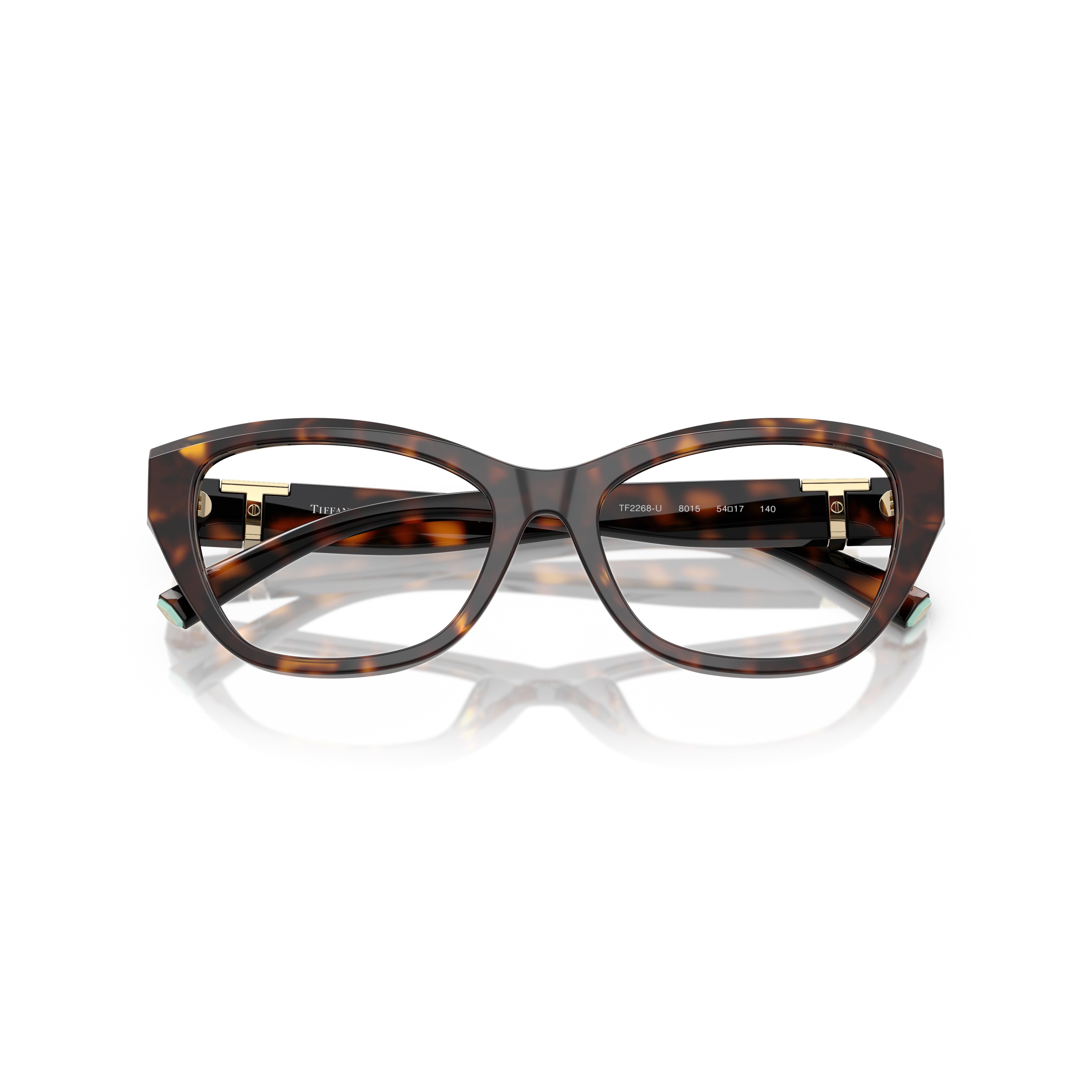 0tf2268u Cat-Eye Tortoiseshell Acetate Eyeglasses