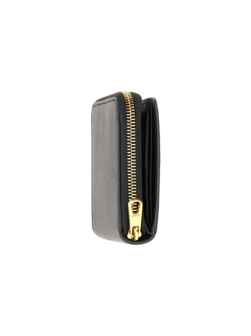 Compact Textured Leather Wallet