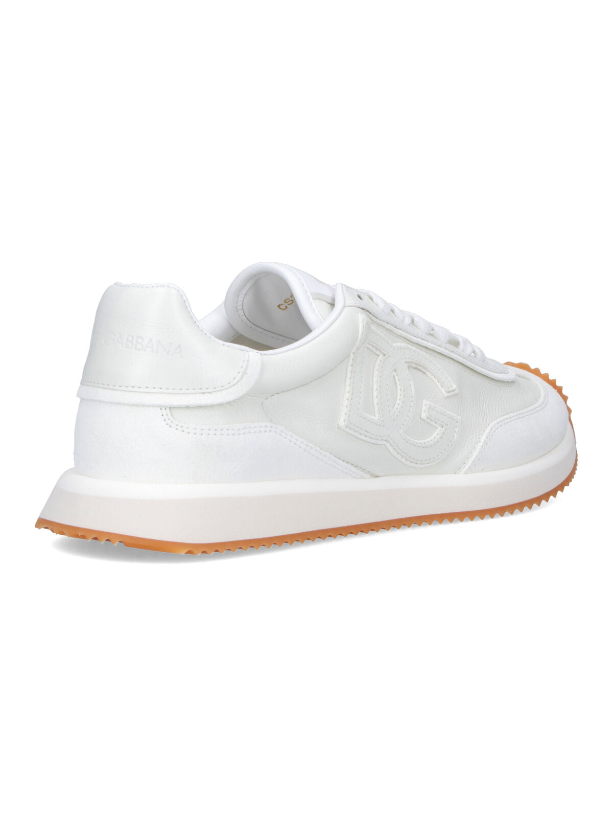Calf Leather Low-Top Sneakers With Squared Toe
