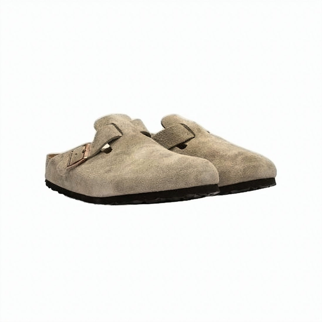 Mule-Style Slipper With Adjustable Buckle