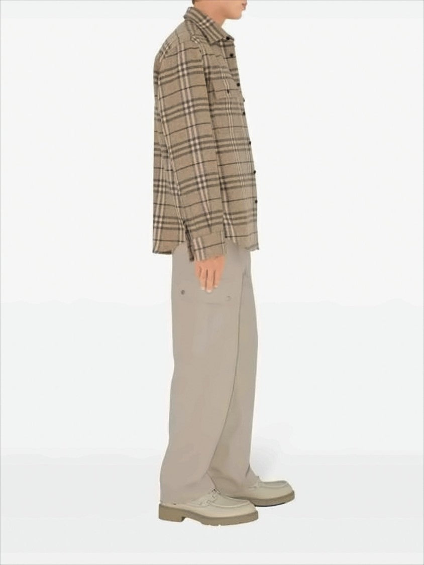 Classic Plaid Long-Sleeve Shirt In Wool