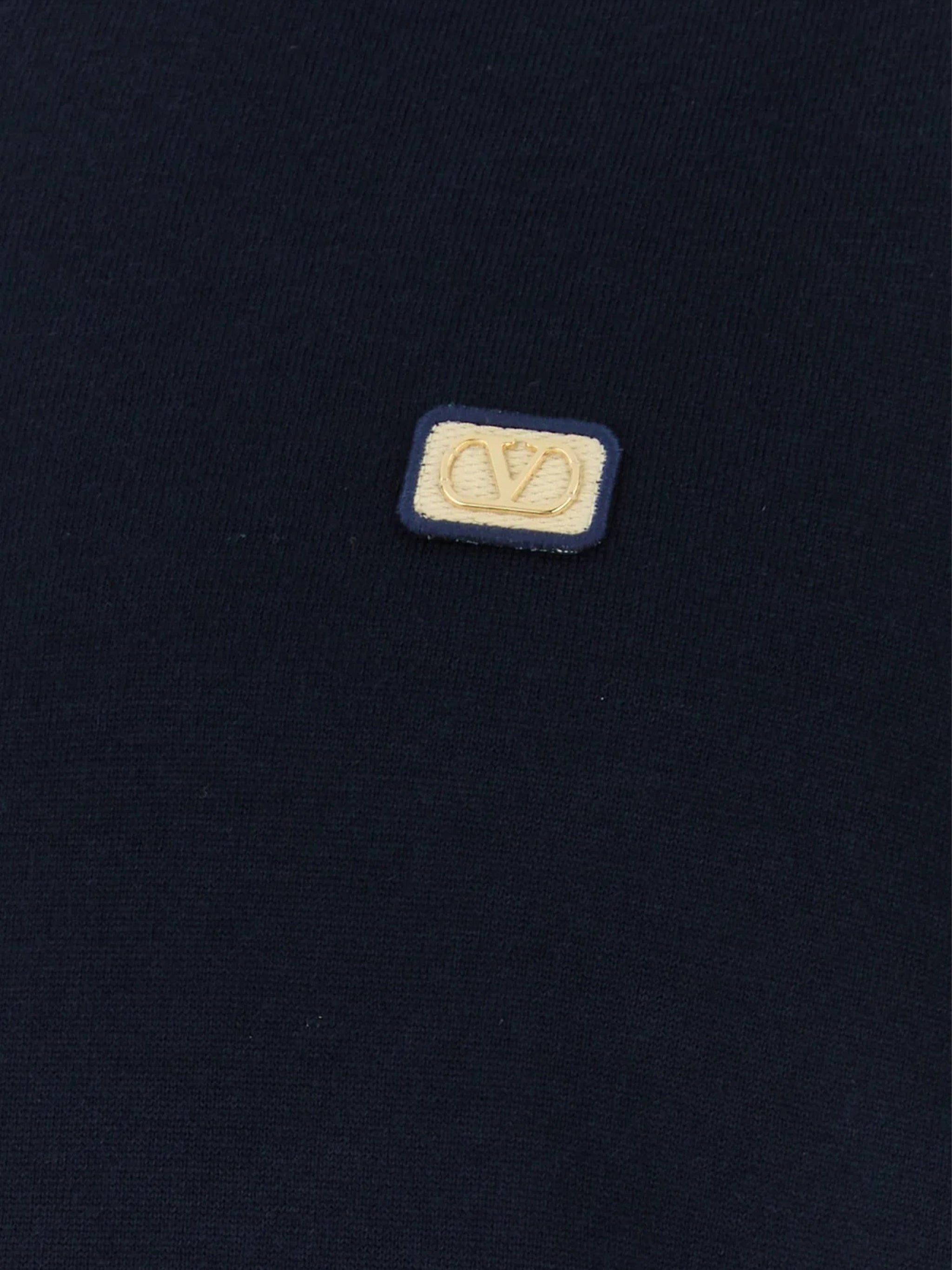 Dark Navy Logo Patch Sweater